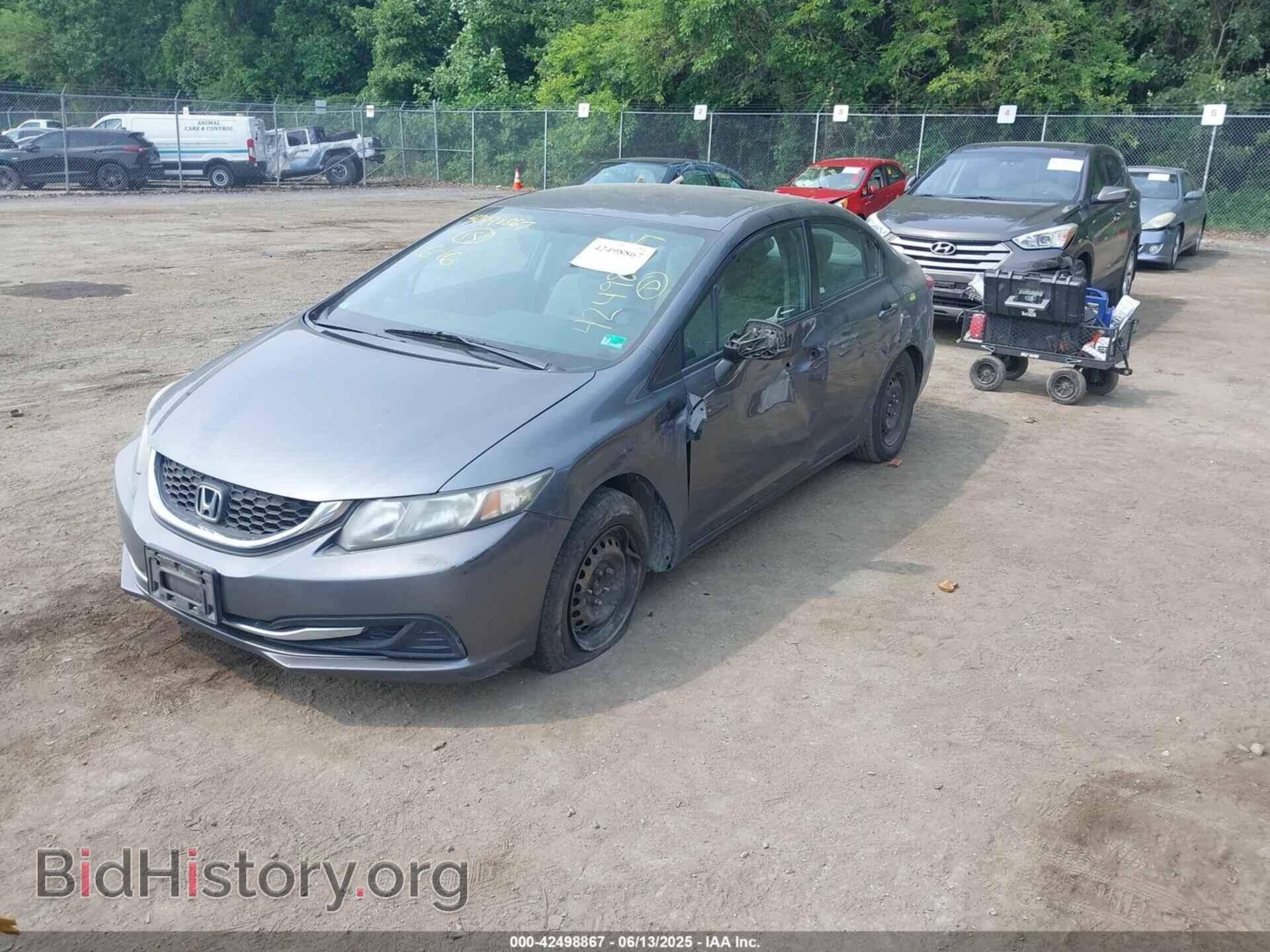 2013 HONDA CIVIC - VIN: 19XFB2F54DE200590 - Фото 2