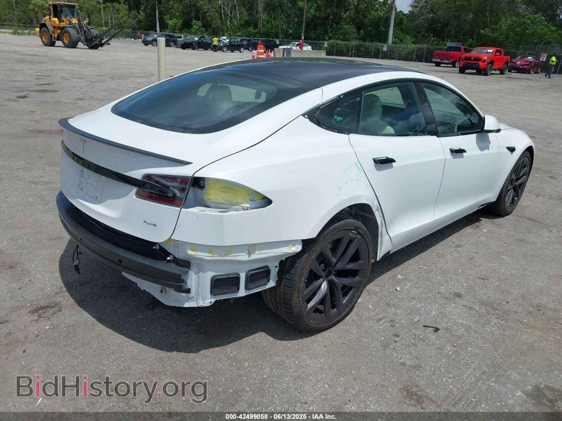 2021 TESLA MODEL S - VIN: 5YJSA1E67MF436814 - Фото 4