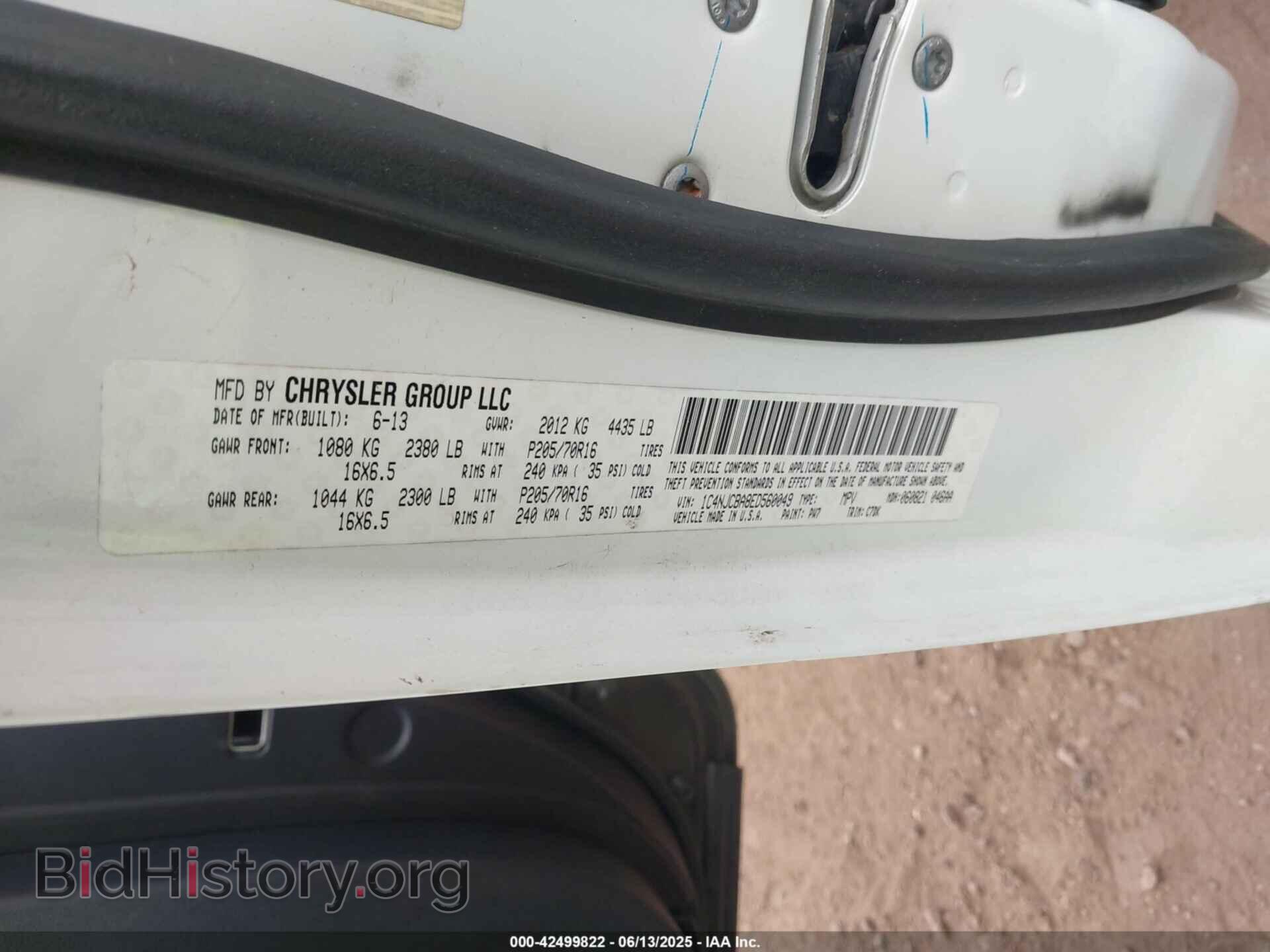 2014 JEEP COMPASS - VIN: 1C4NJCBA8ED560049 - Фото 9