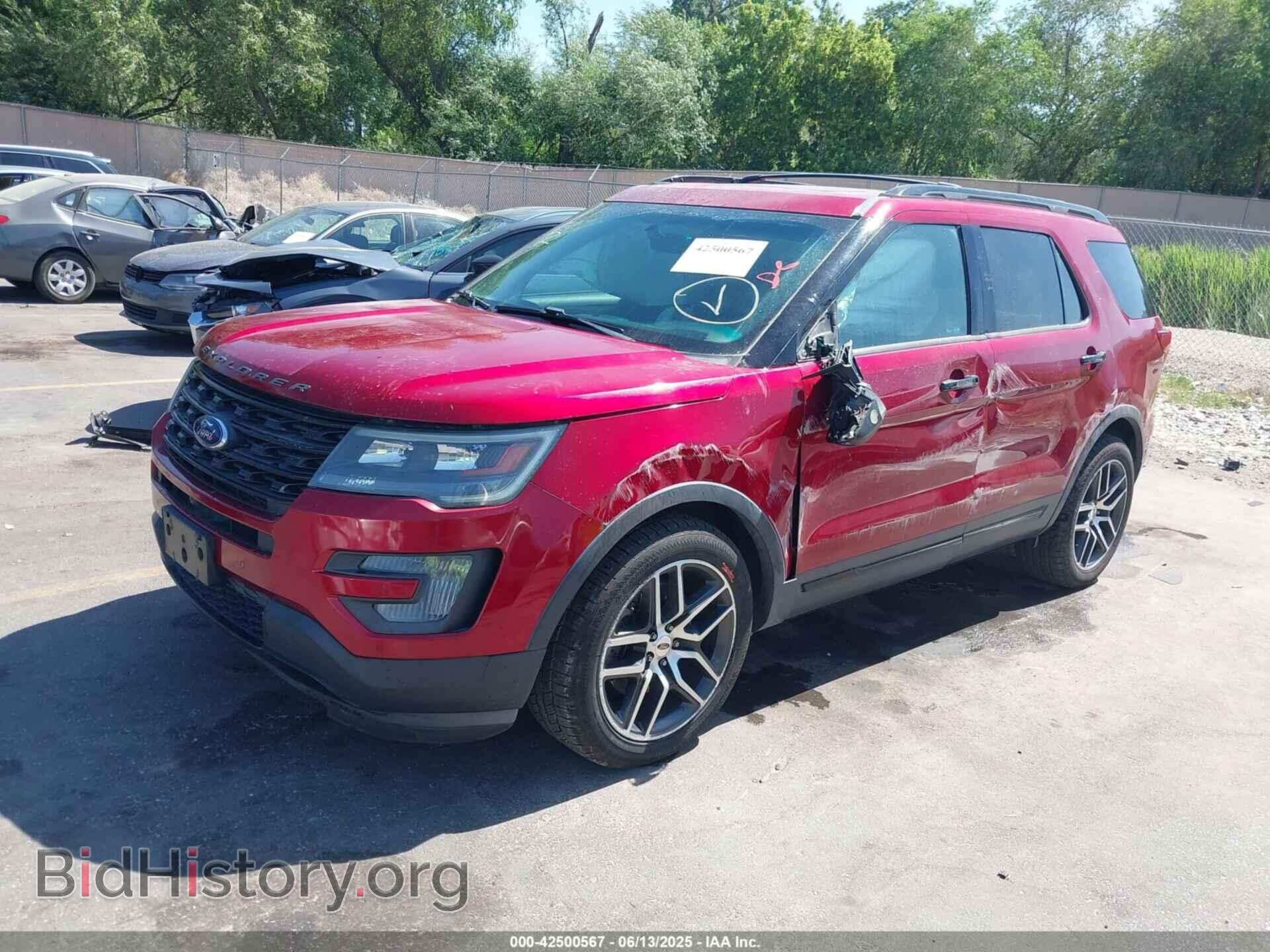 2016 FORD EXPLORER - VIN: 1FM5K8GT8GGC05559 - Фото 2