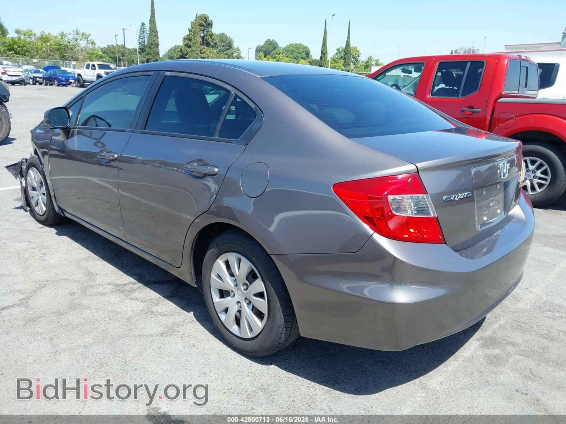 2012 HONDA CIVIC - VIN: 2HGFB2F5XCH594665 - Фото 3