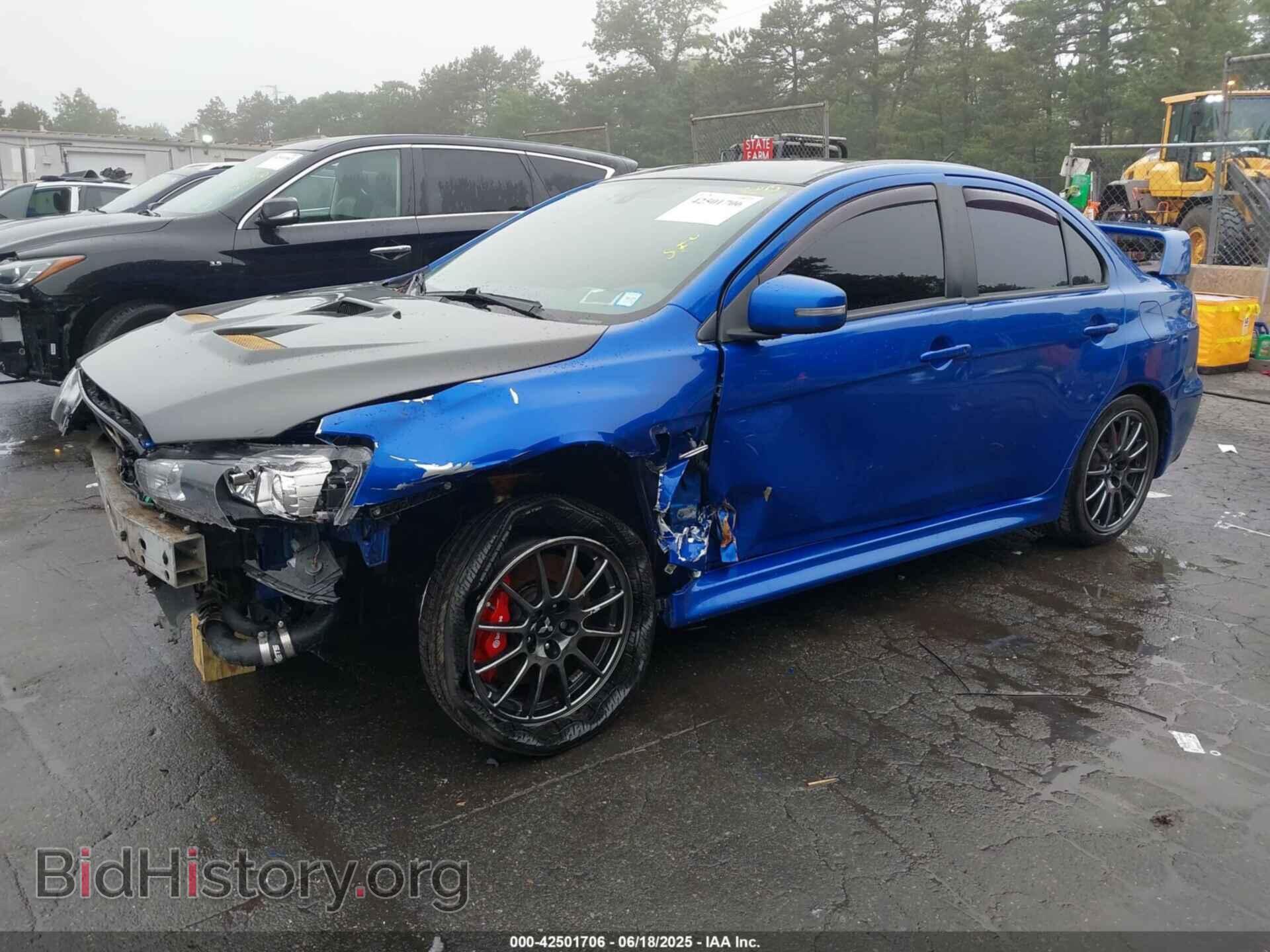 2015 MITSUBISHI LANCER EVOLUTION - VIN: JA32W7FV2FU028160 - Фото 2
