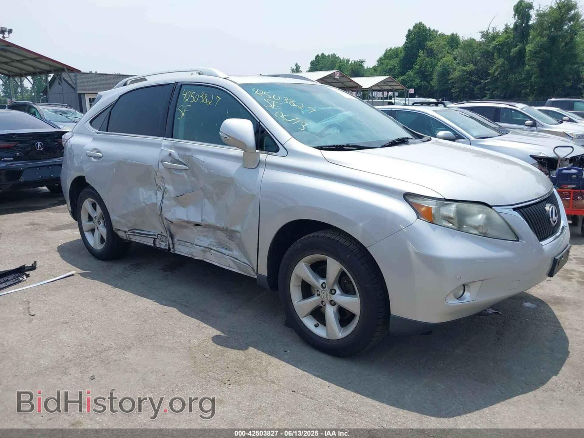 Photo 2T2BK1BA5CC129386 - LEXUS RX 350 2012