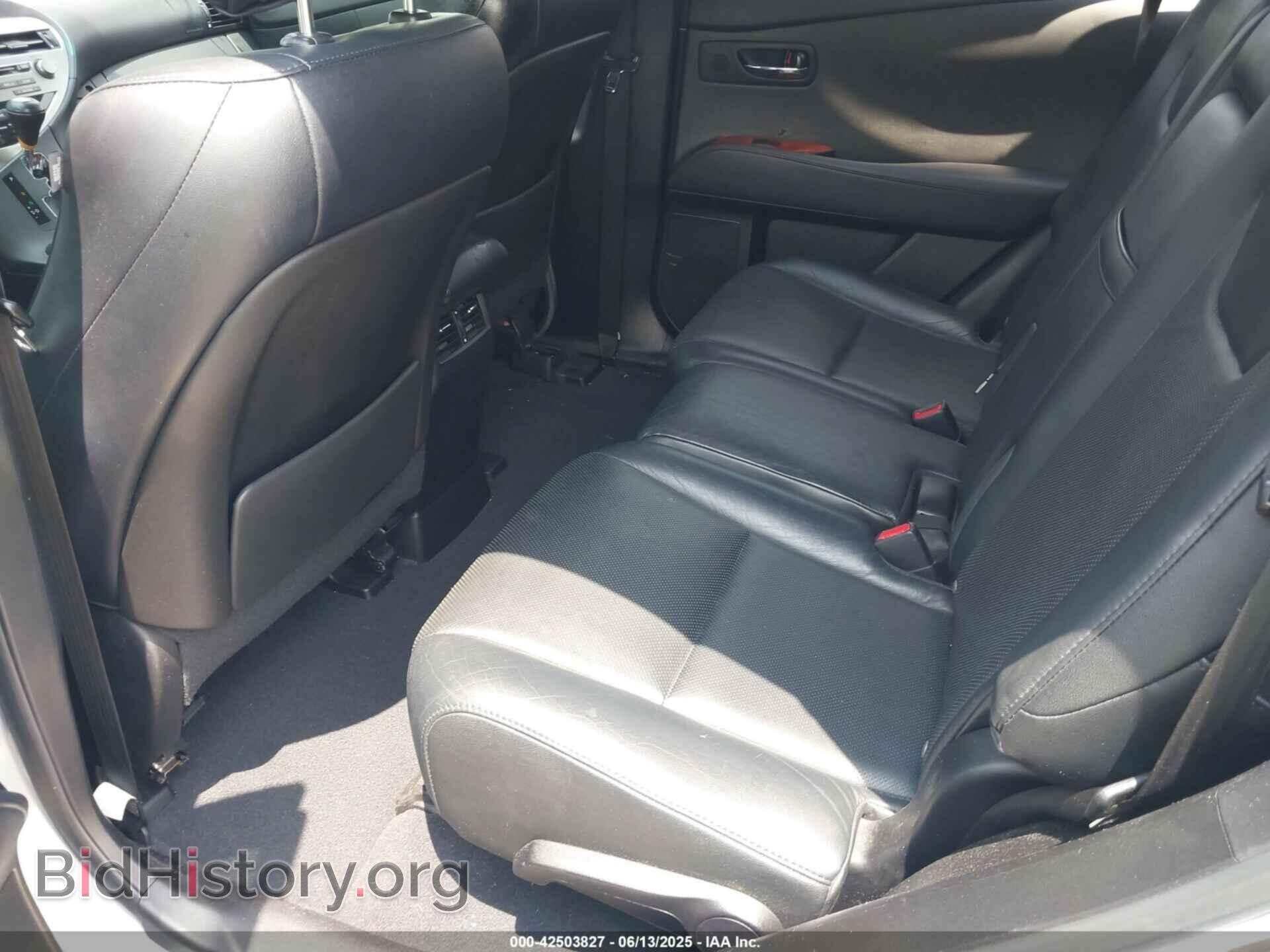 2012 LEXUS RX 350 - VIN: 2T2BK1BA5CC129386 - Фото 8