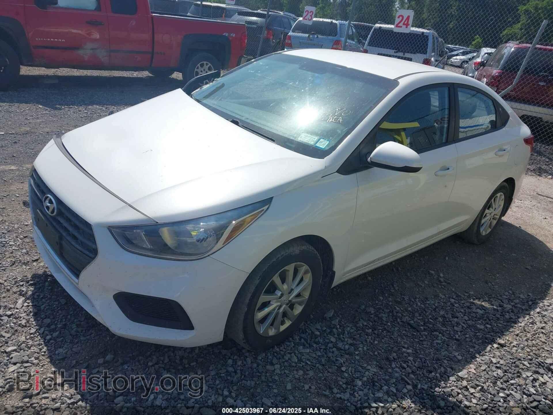 2018 HYUNDAI ACCENT - VIN: 3KPC24A39JE024104 - Фото 2