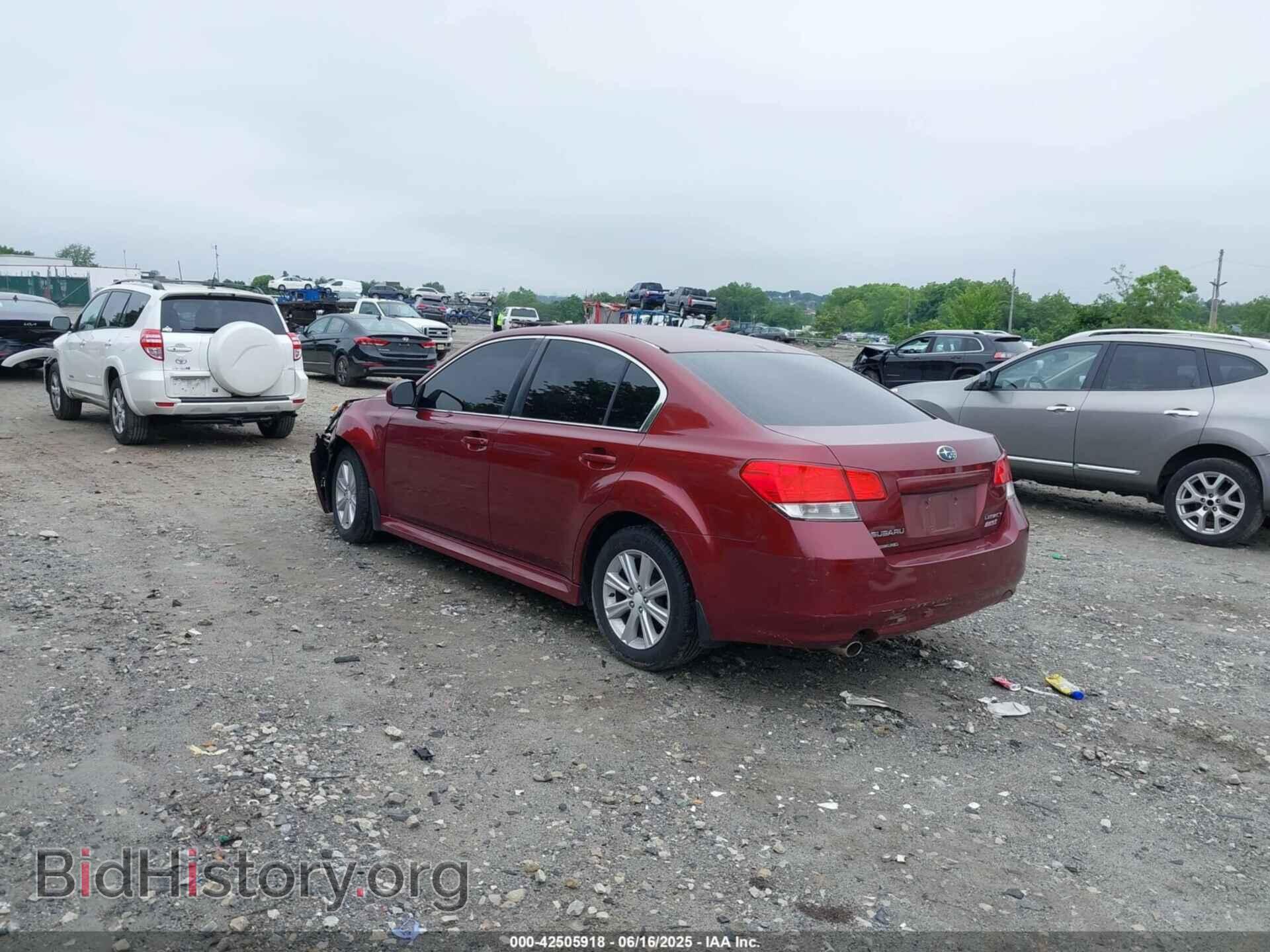 2011 SUBARU LEGACY - VIN: 4S3BMBC62B3220749 - Фото 3