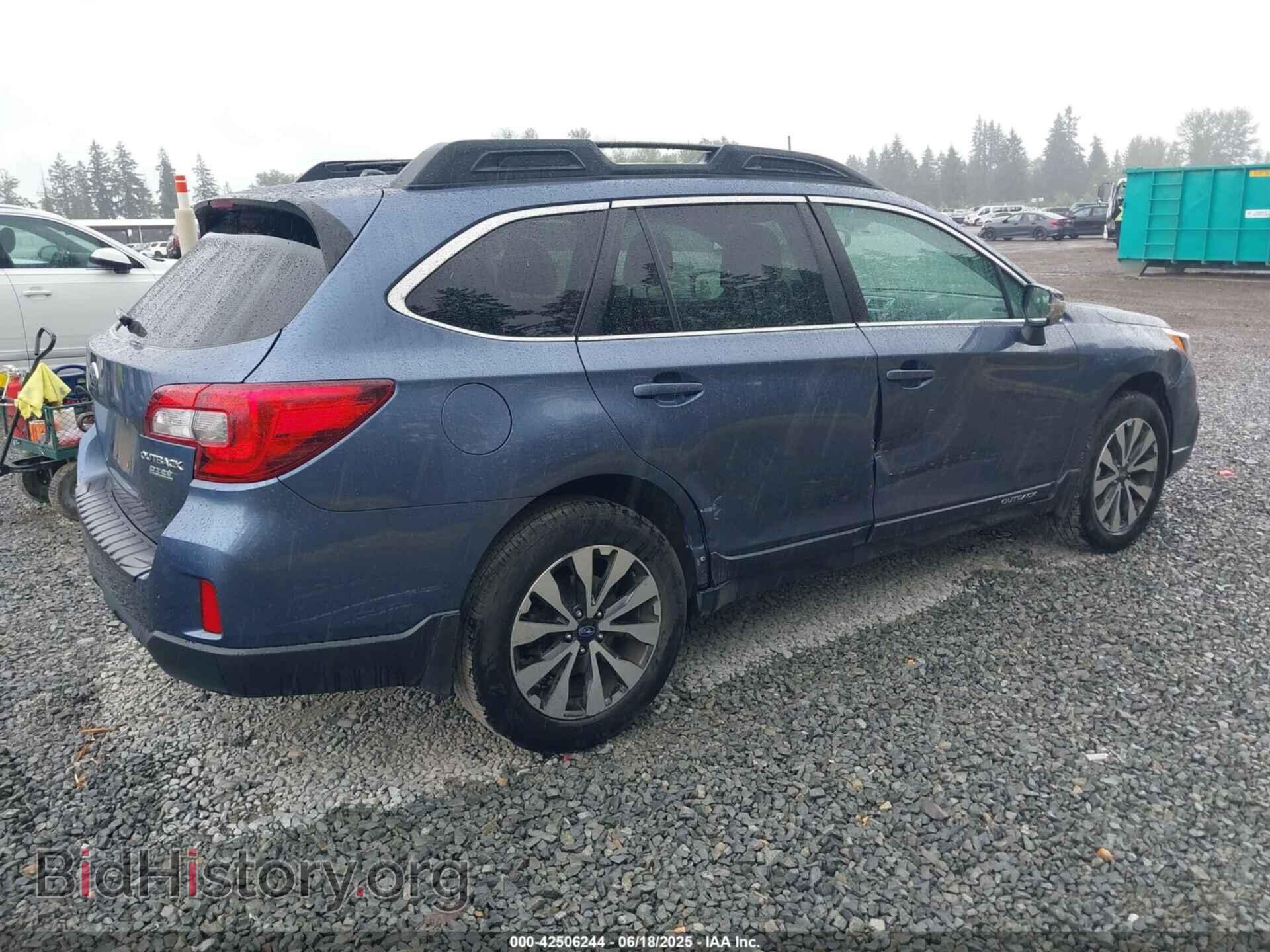 2015 SUBARU OUTBACK - VIN: 4S4BSANC4F3307458 - Фото 4