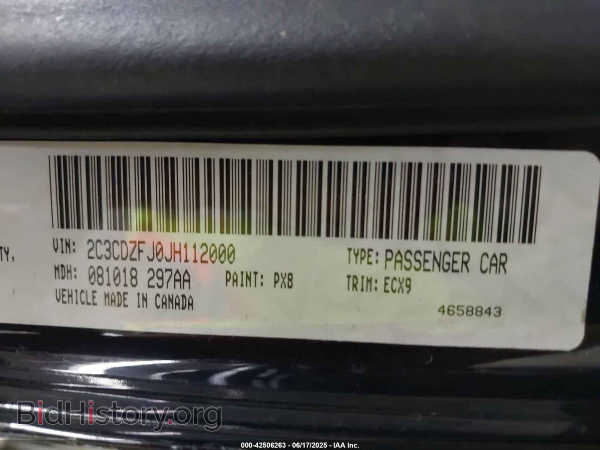 2018 DODGE CHALLENGER - VIN: 2C3CDZFJ0JH112000 - Фото 9