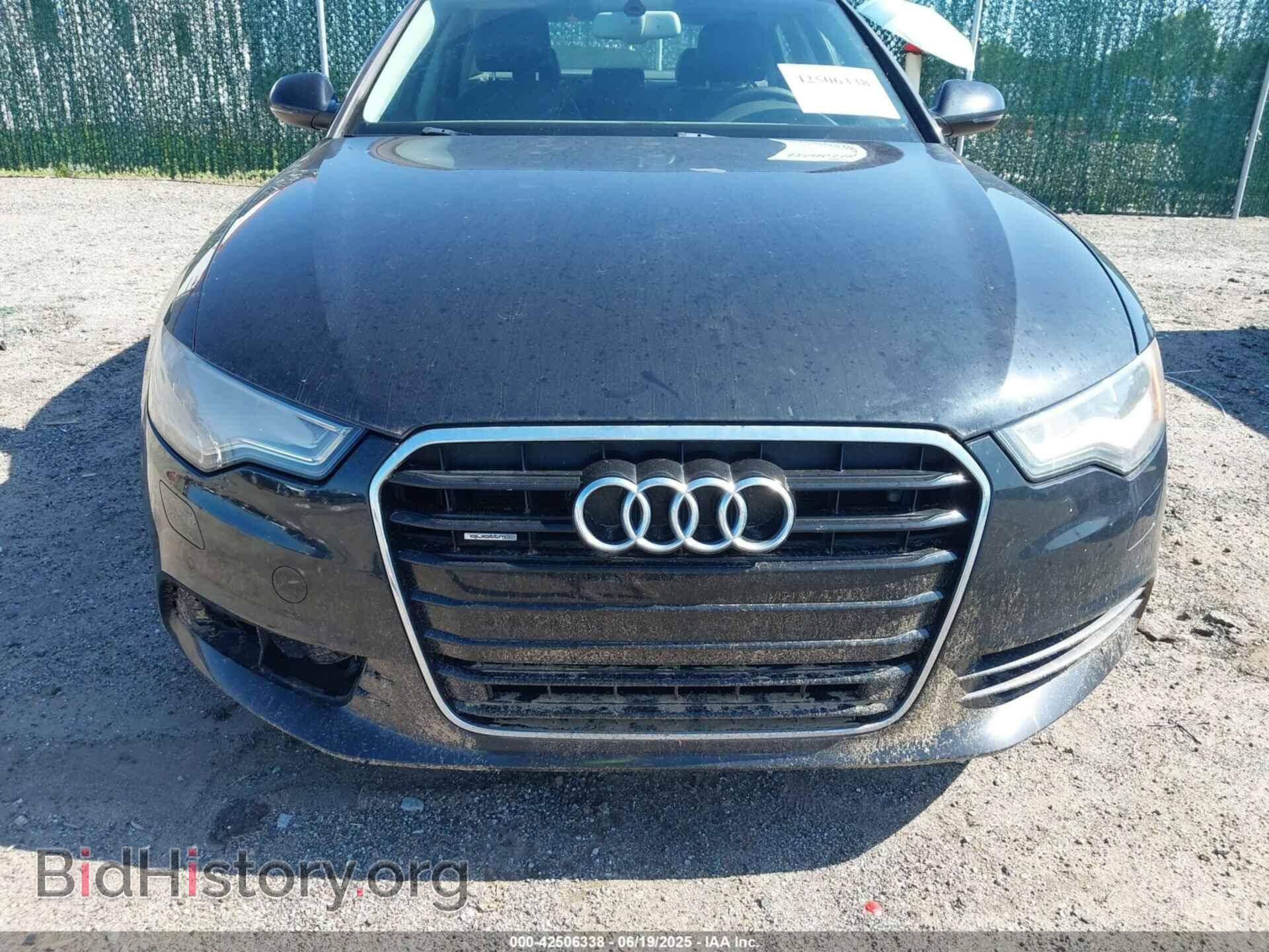 2013 AUDI A6 - VIN: WAUGGAFC0DN034687 - Фото 6