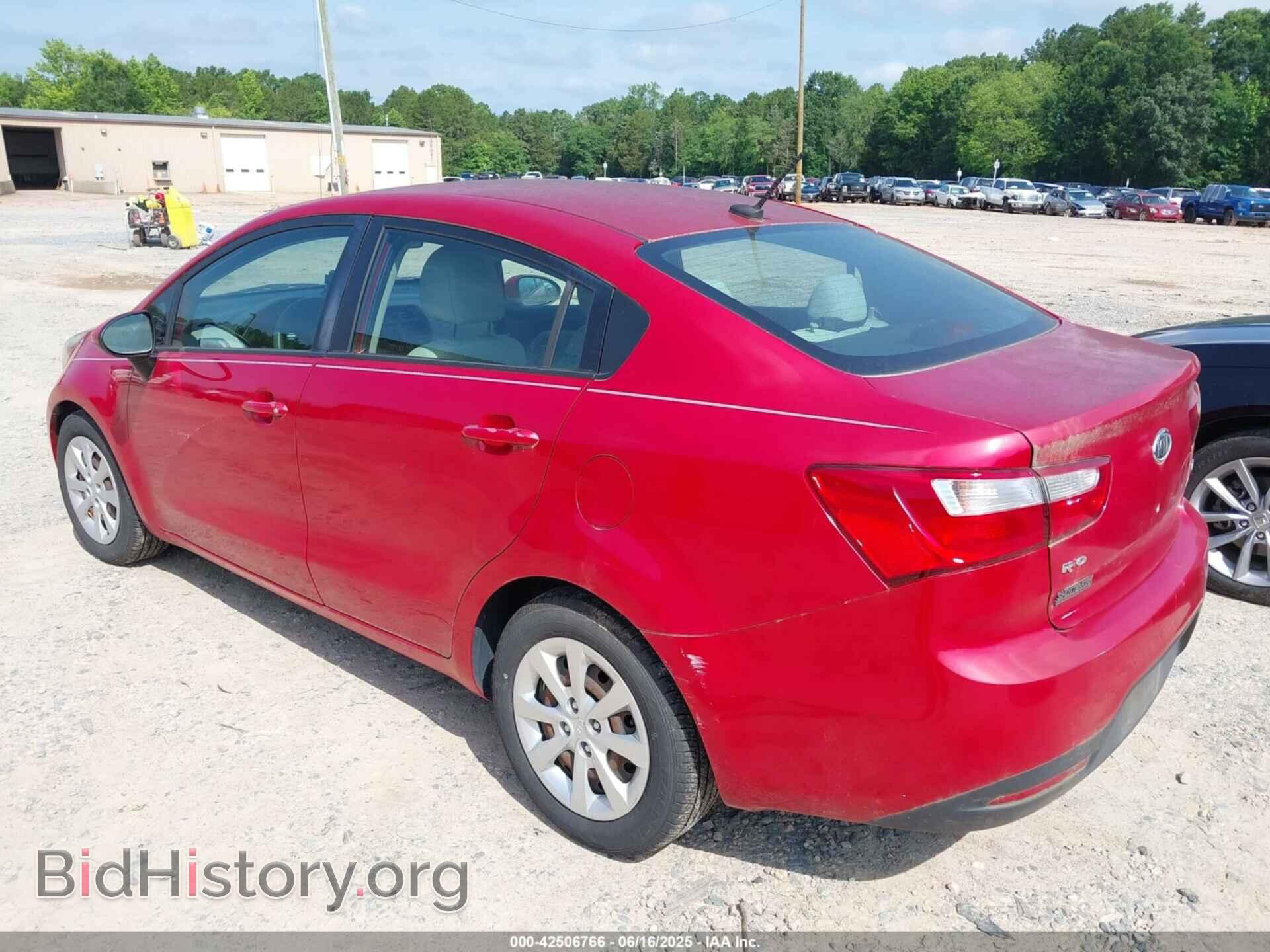 2012 KIA RIO - VIN: KNADM4A39C6076241 - Фото 3