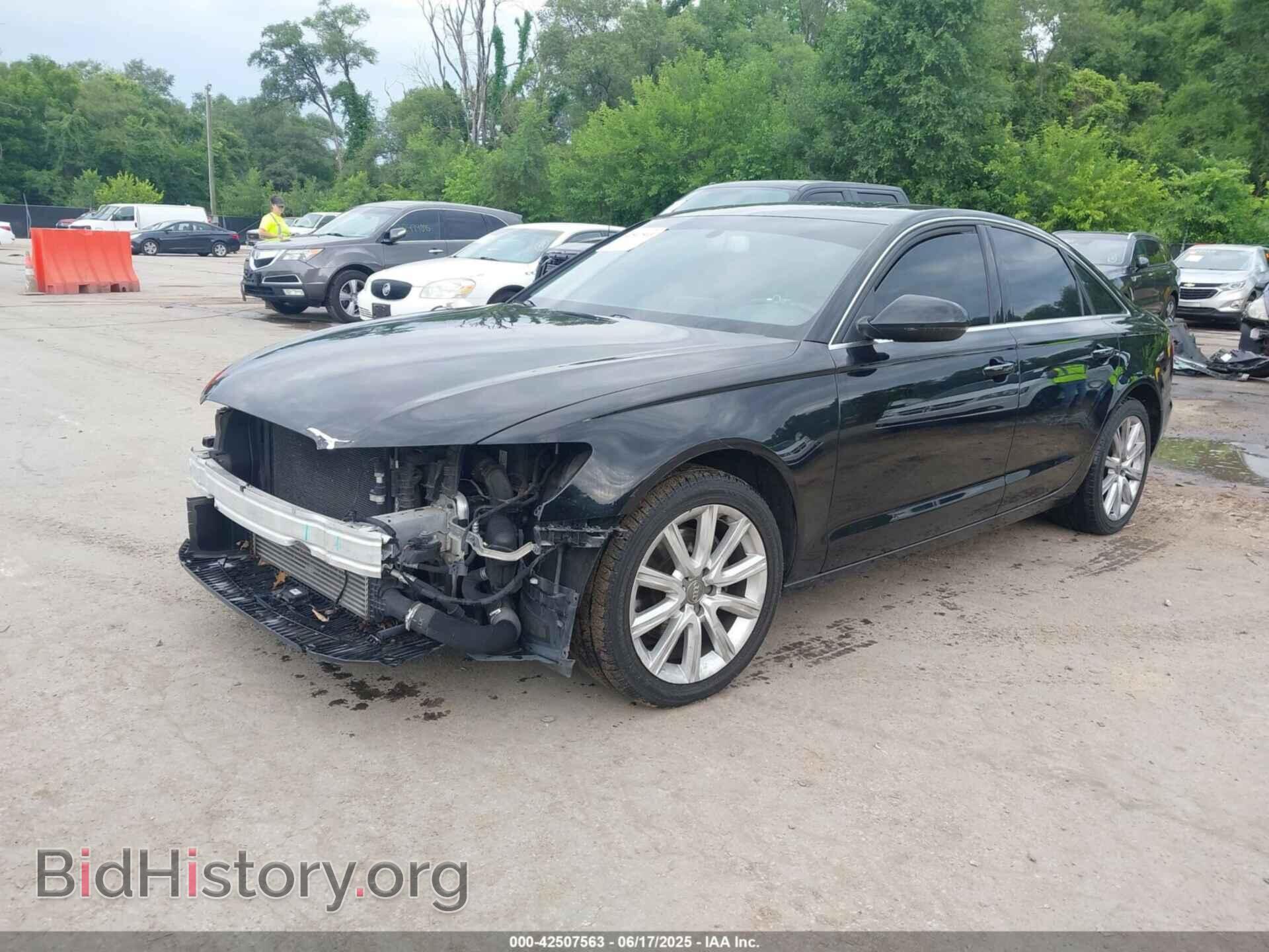 2013 AUDI A6 - VIN: WAUGFAFC8DN015842 - Фото 2