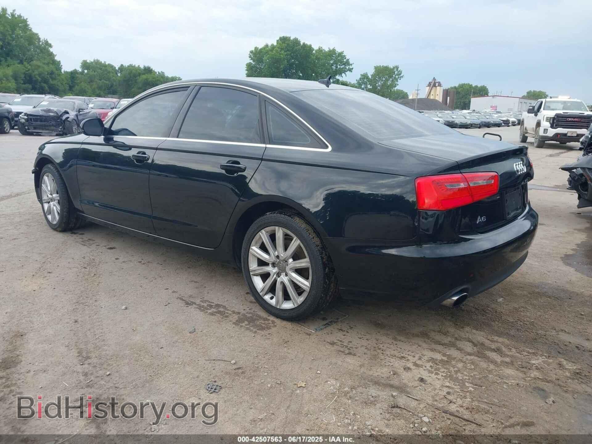 2013 AUDI A6 - VIN: WAUGFAFC8DN015842 - Фото 3