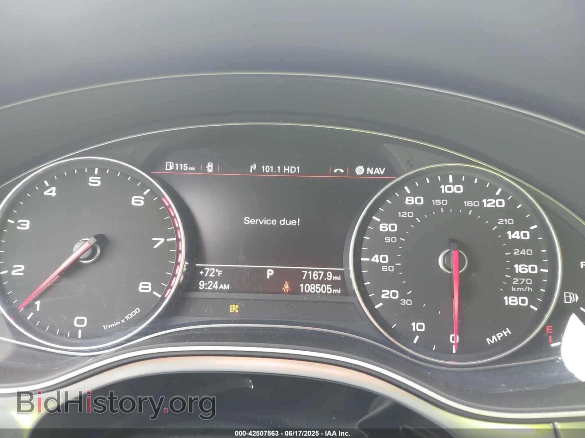 2013 AUDI A6 - VIN: WAUGFAFC8DN015842 - Фото 7