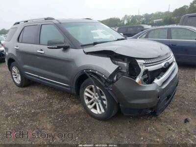 2014 Ford EXPLORER XLT, gray — VIN 1FM5K8D84EGC31623, IAAI