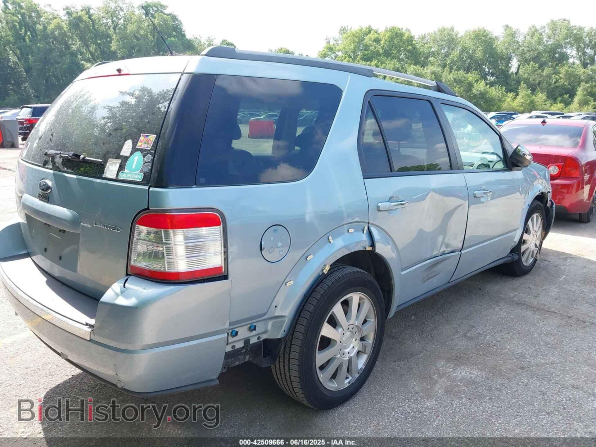 2008 FORD TAURUS X - VIN: 1FMDK03W68GA24653 - Фото 6