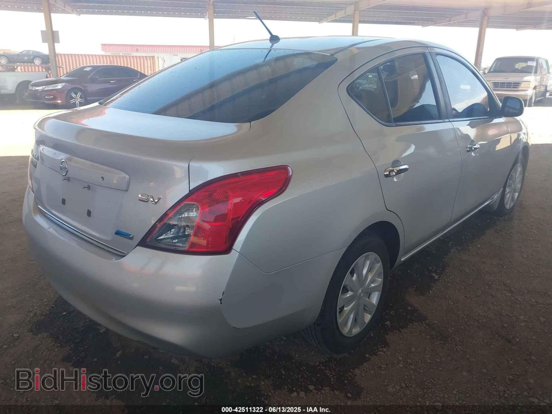 2012 NISSAN VERSA - VIN: 3N1CN7AP4CL908321 - Фото 4