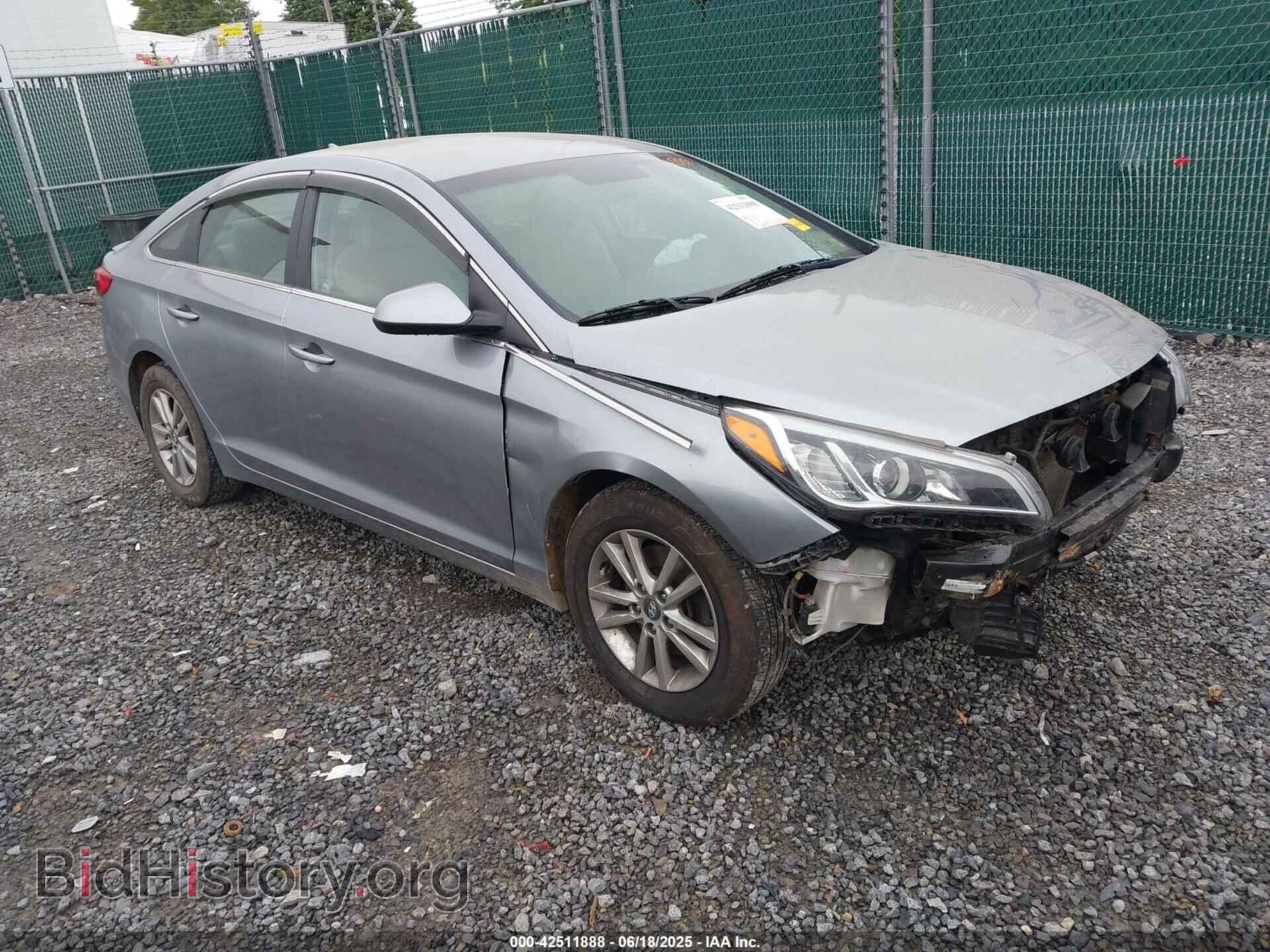 Photo 5NPE24AA7HH529345 - HYUNDAI SONATA 2017