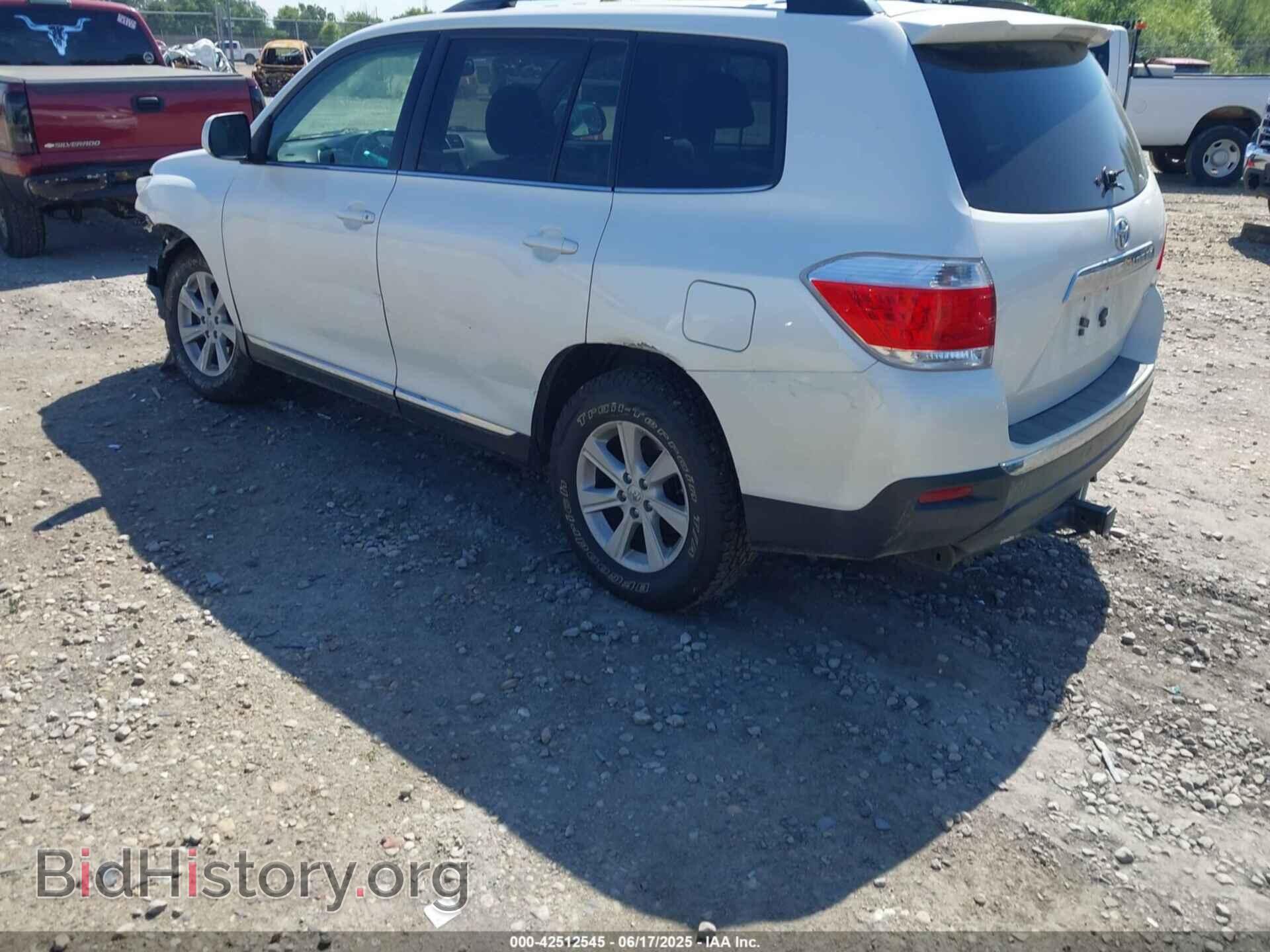 2012 TOYOTA HIGHLANDER - VIN: 5TDBK3EH7CS109687 - Фото 3