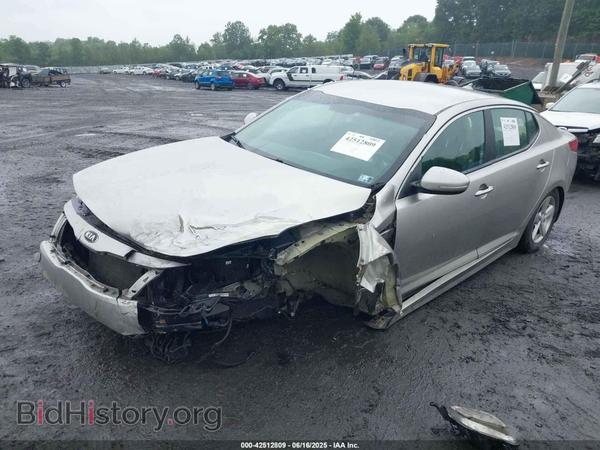 2014 KIA OPTIMA - VIN: KNAGM4A71E5478909 - Фото 2