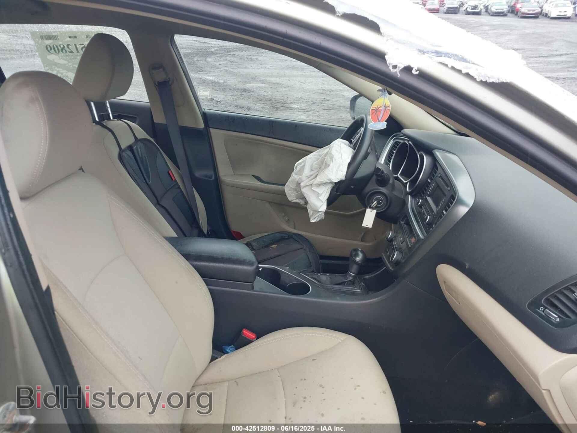 2014 KIA OPTIMA - VIN: KNAGM4A71E5478909 - Фото 5