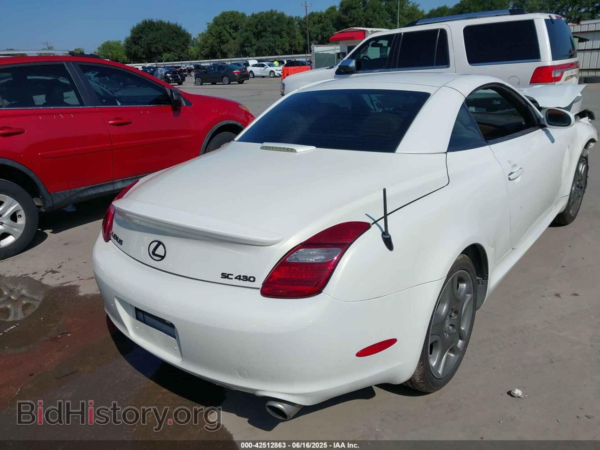 2006 LEXUS SC 430 - VIN: JTHFN48Y769007480 - Photo 4
