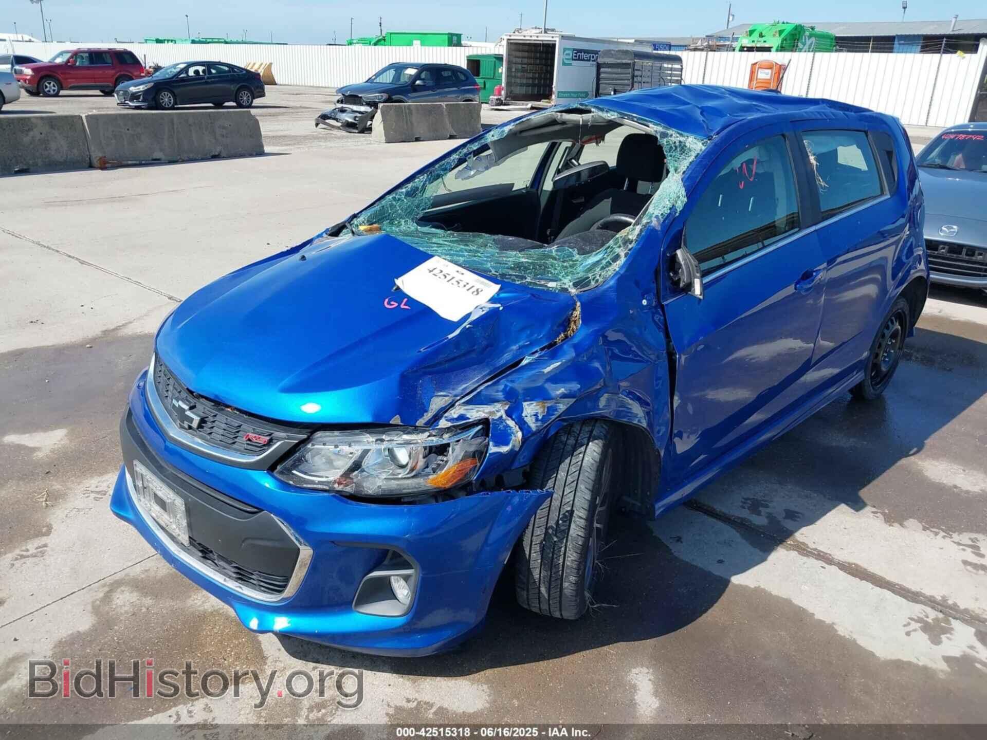 2019 CHEVROLET SONIC - VIN: 1G1JD6SB0K4149491 - Фото 2
