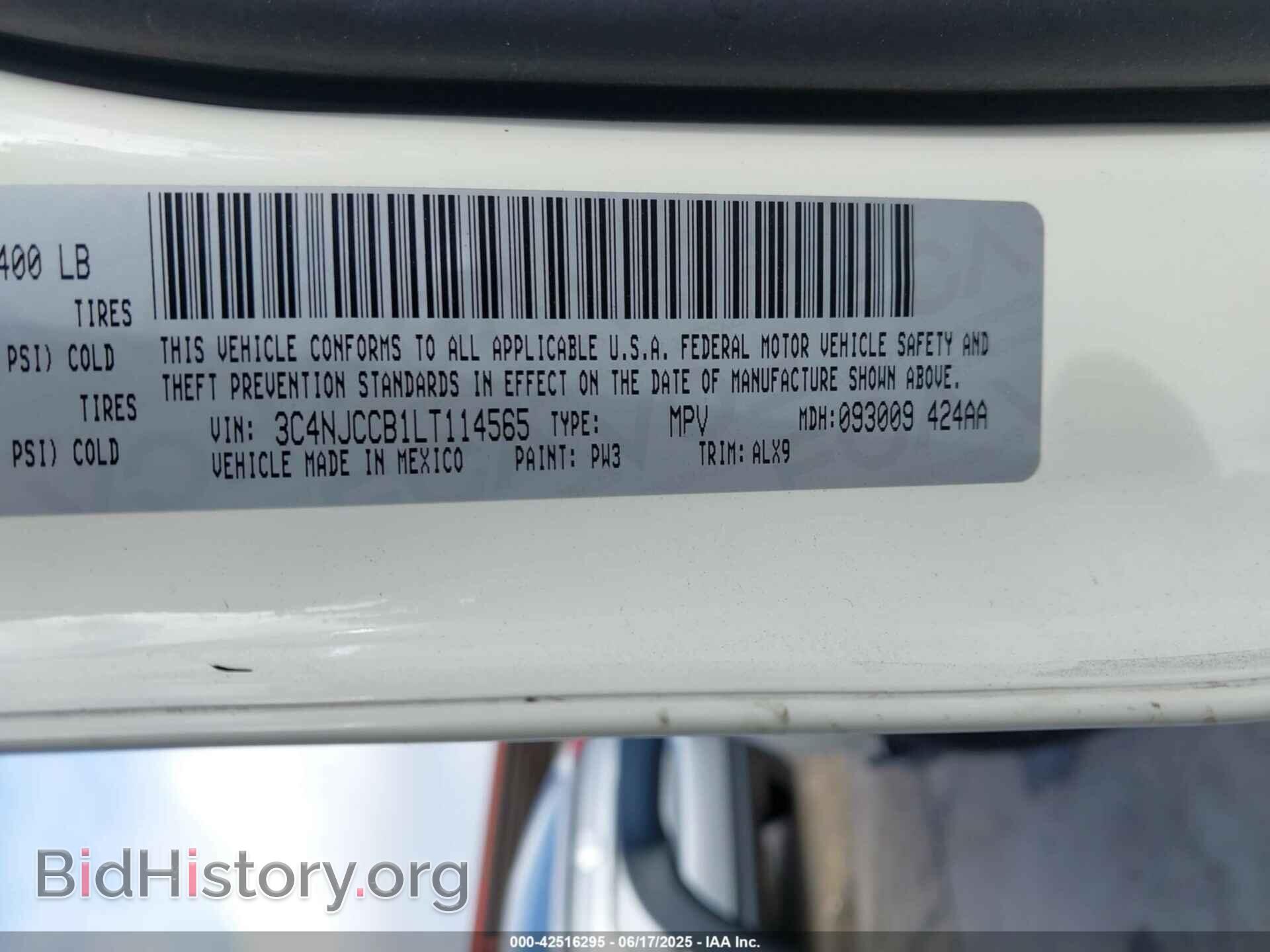2020 JEEP COMPASS - VIN: 3C4NJCCB1LT114565 - Фото 9