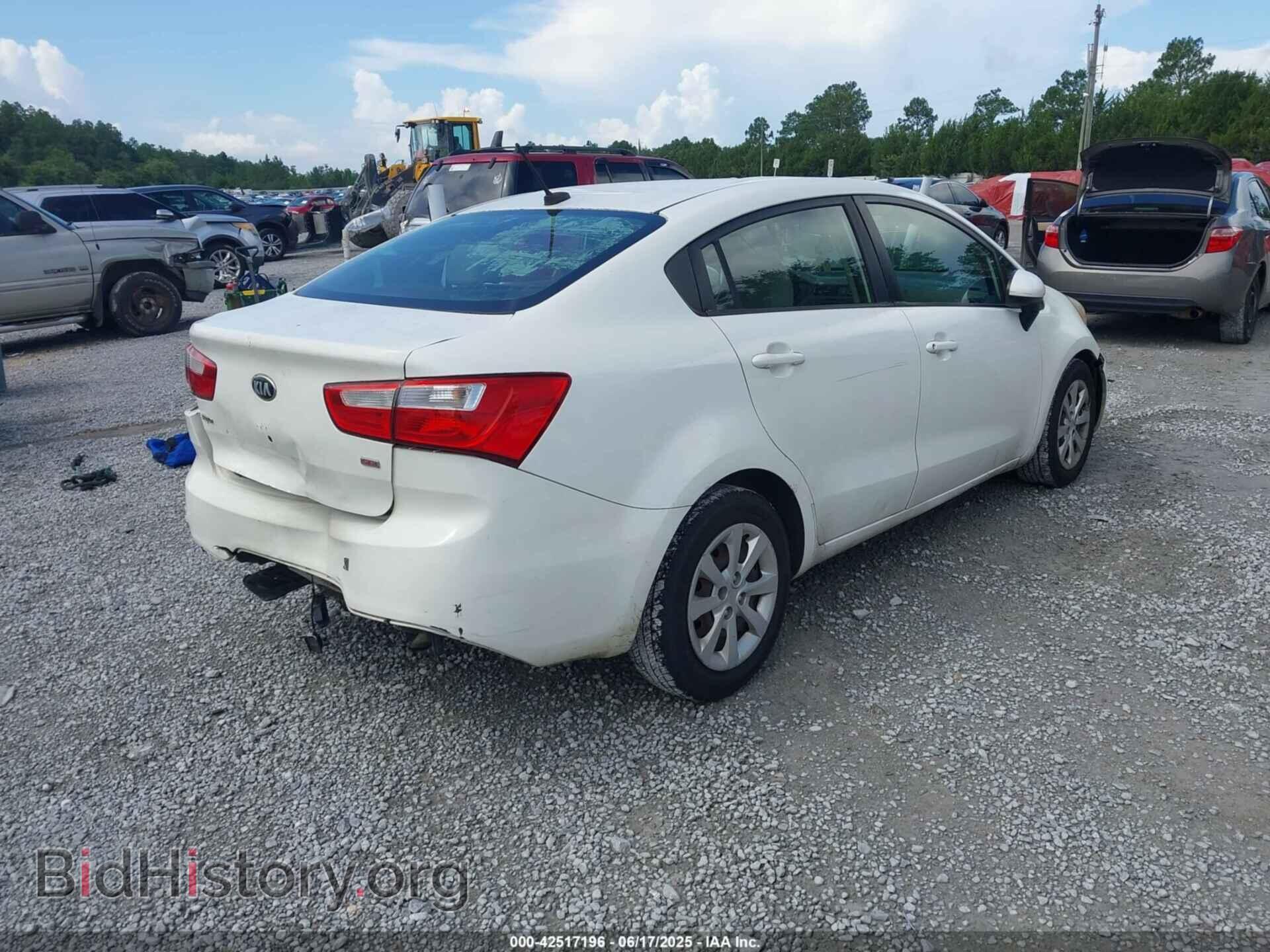 2014 KIA RIO - VIN: KNADM4A35E6396269 - Фото 4