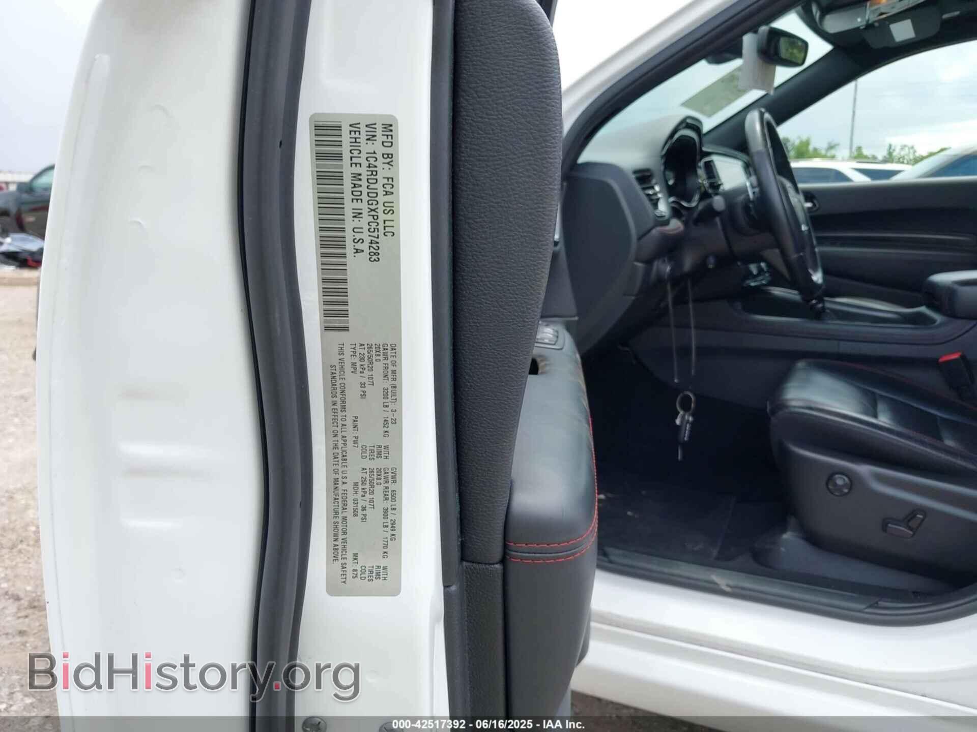 2023 DODGE DURANGO - VIN: 1C4RDJDGXPC574283 - Фото 9