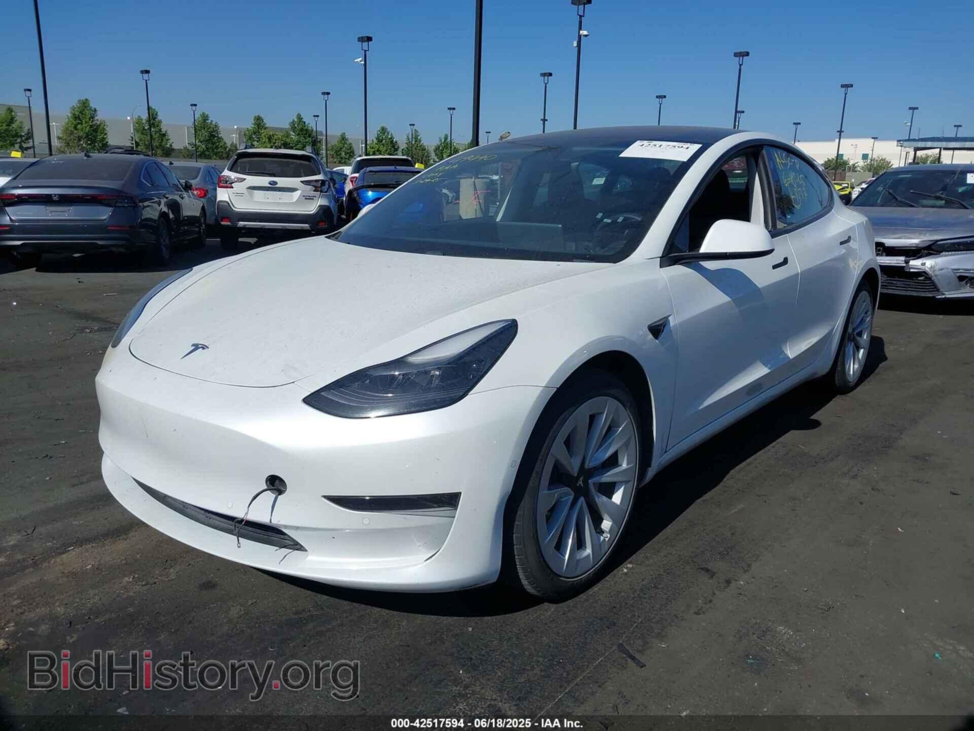 2021 TESLA MODEL 3 - VIN: 5YJ3E1EA0MF076363 - Фото 2