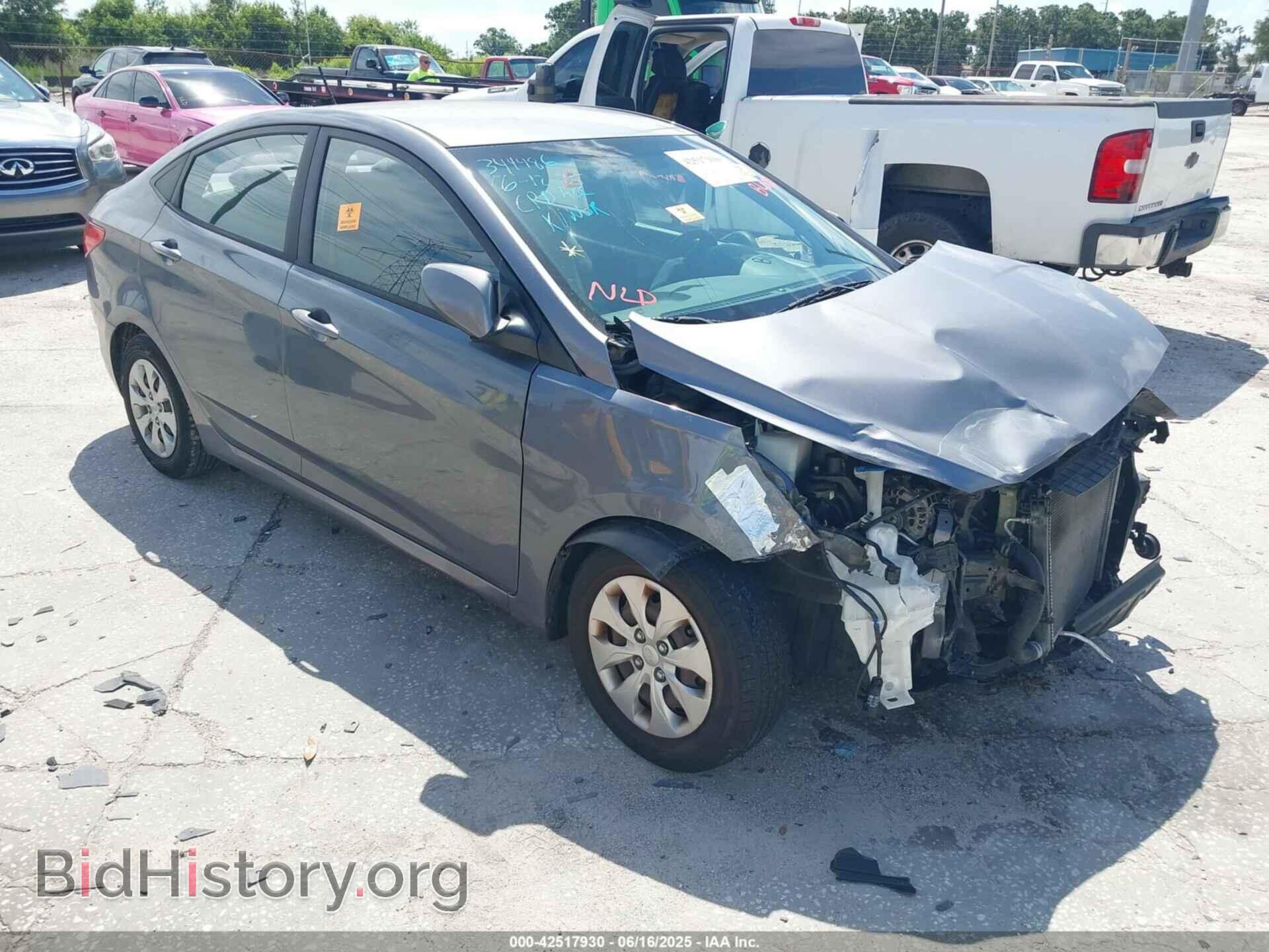 Фотография KMHCT4AE3GU062190 - HYUNDAI ACCENT 2016