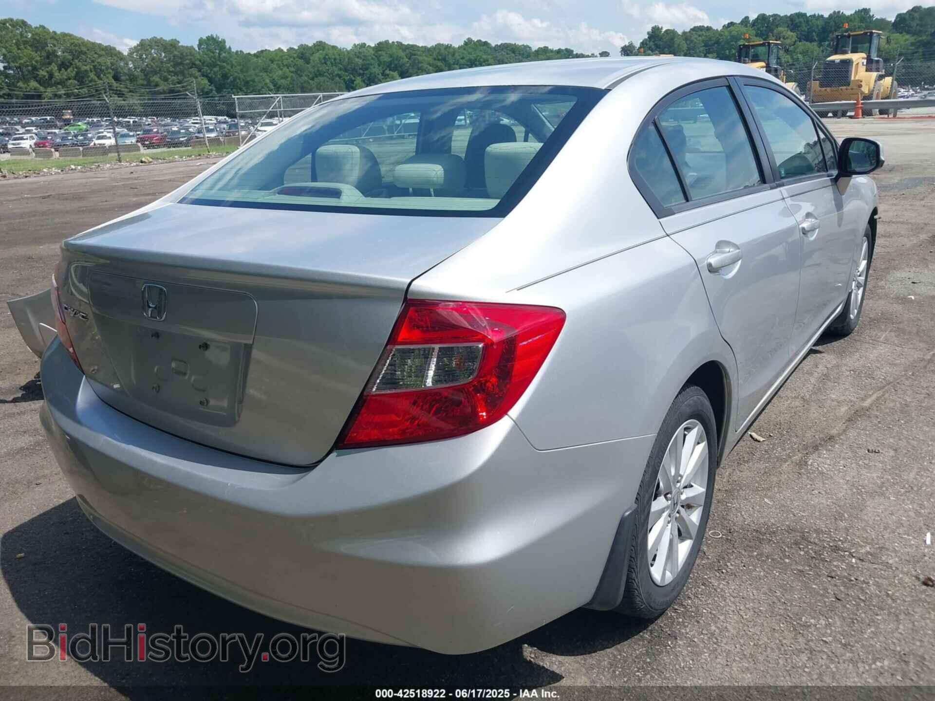2012 HONDA CIVIC - VIN: 2HGFB2F83CH319875 - Фото 4