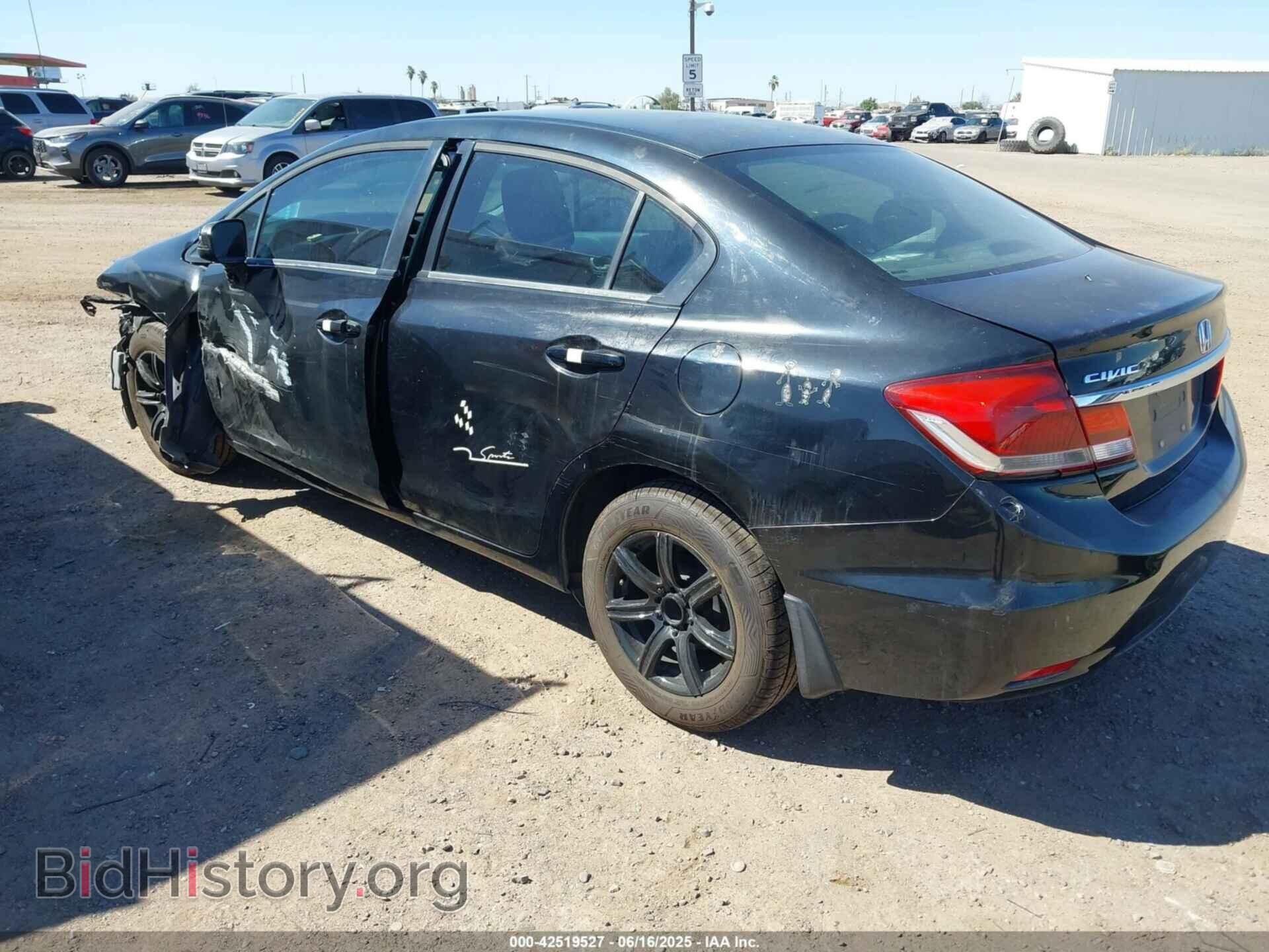 2014 HONDA CIVIC - VIN: 19XFB2F55EE036932 - Фото 3