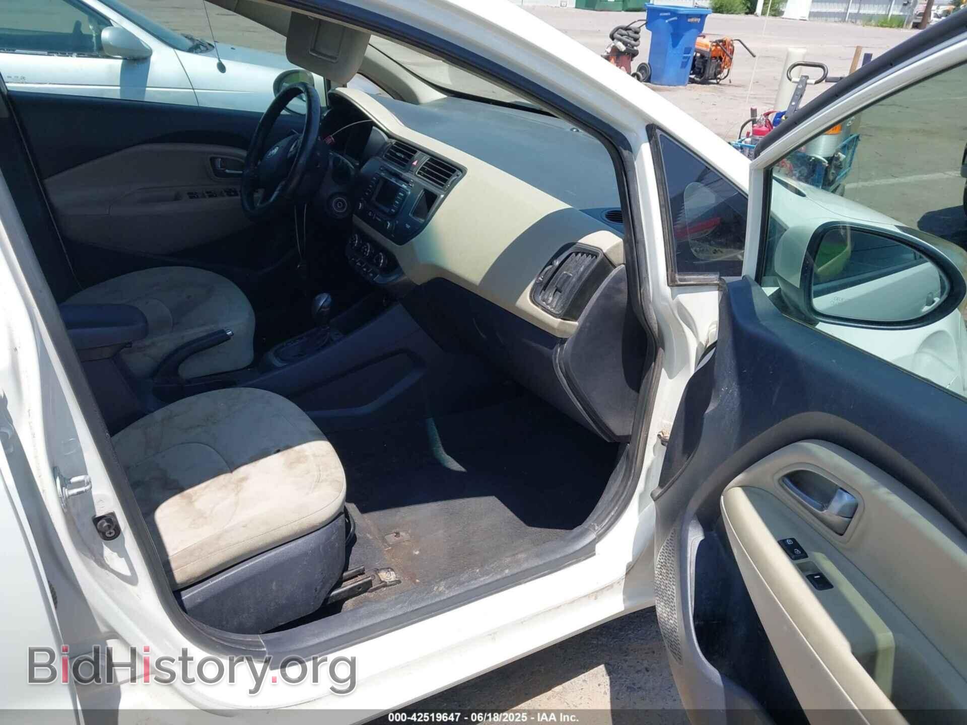 2013 KIA RIO - VIN: KNADN4A38D6117229 - Фото 5