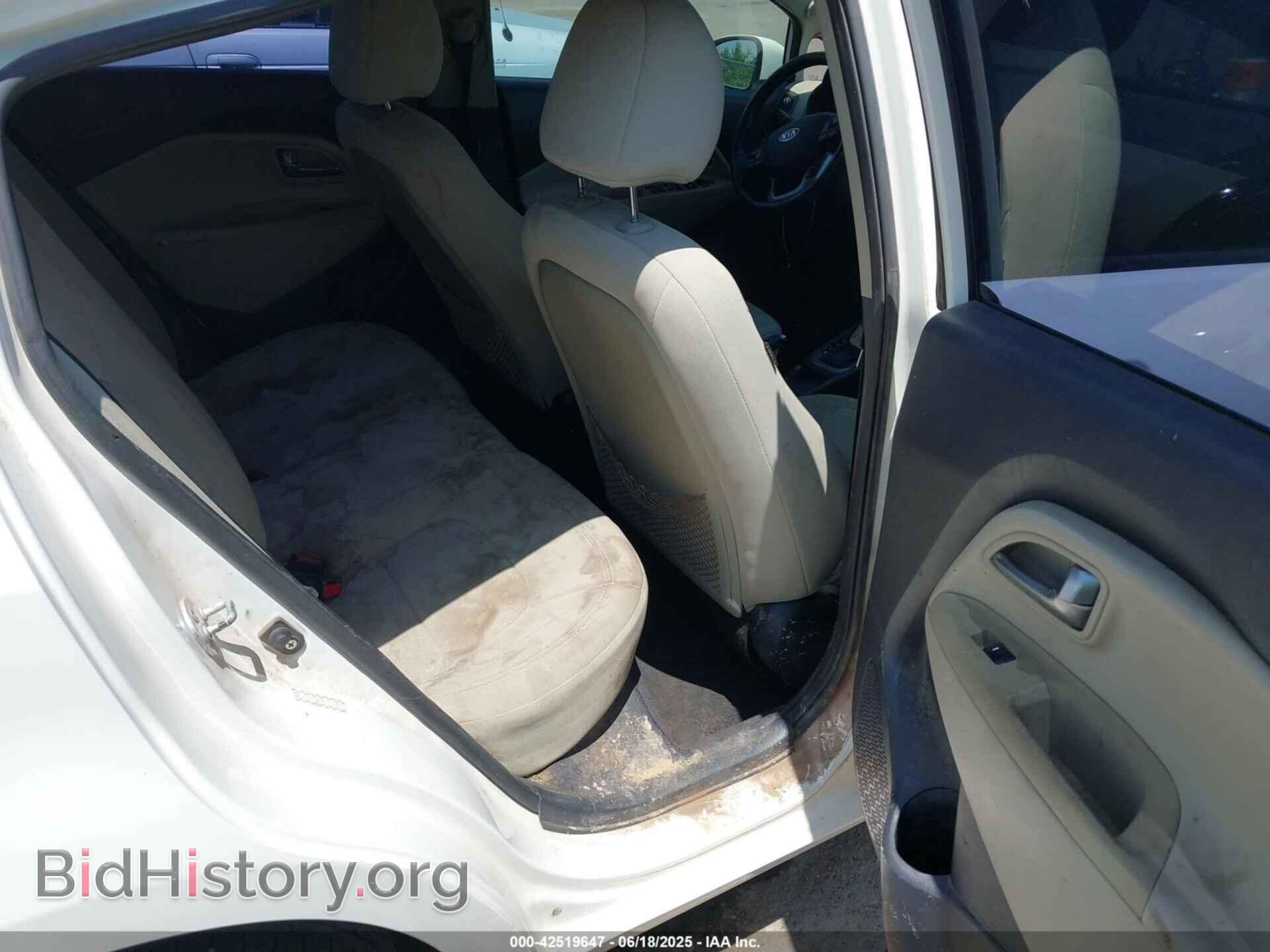 2013 KIA RIO - VIN: KNADN4A38D6117229 - Фото 8
