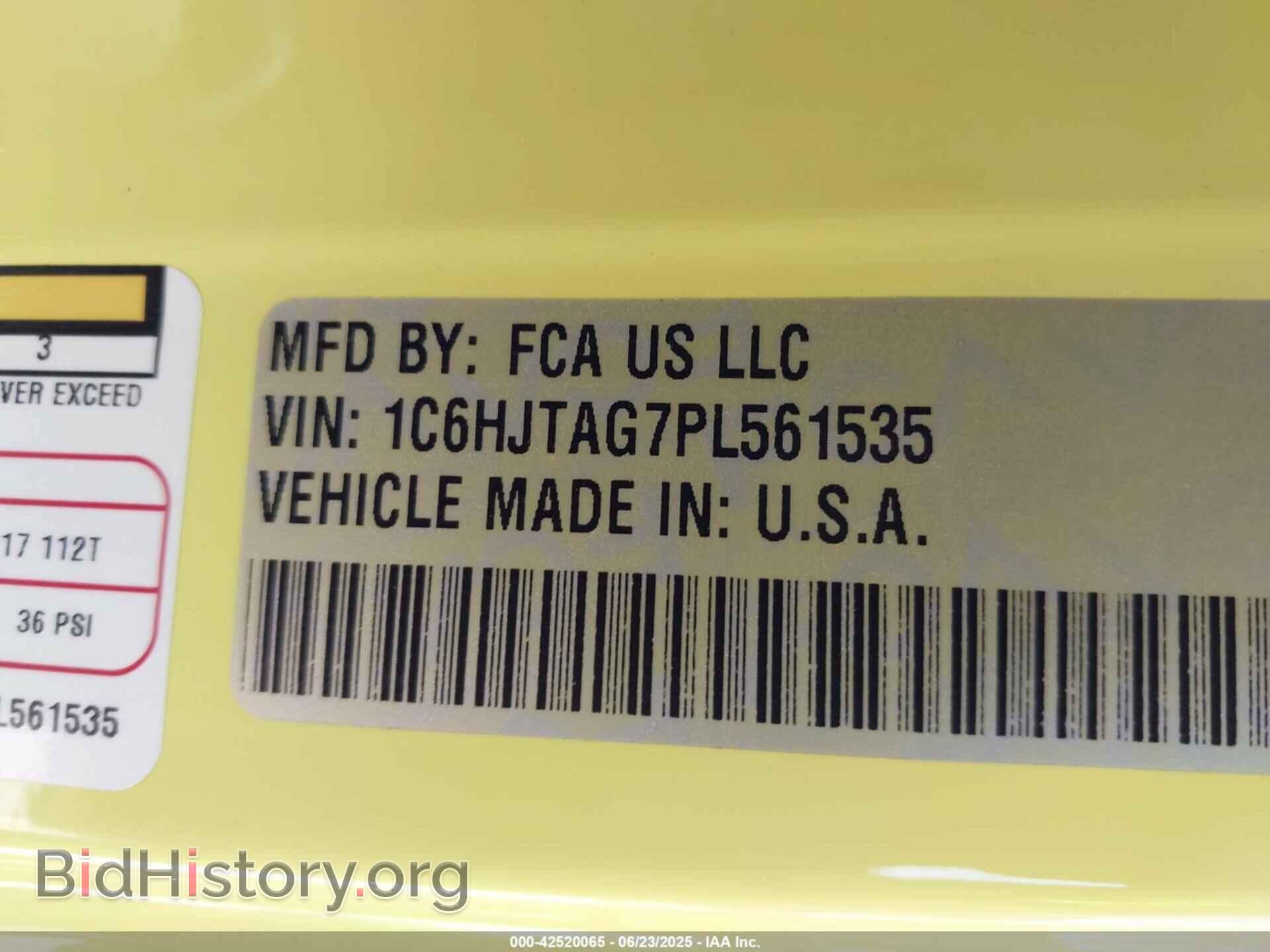 2023 JEEP GLADIATOR - VIN: 1C6HJTAG7PL561535 - Фото 9