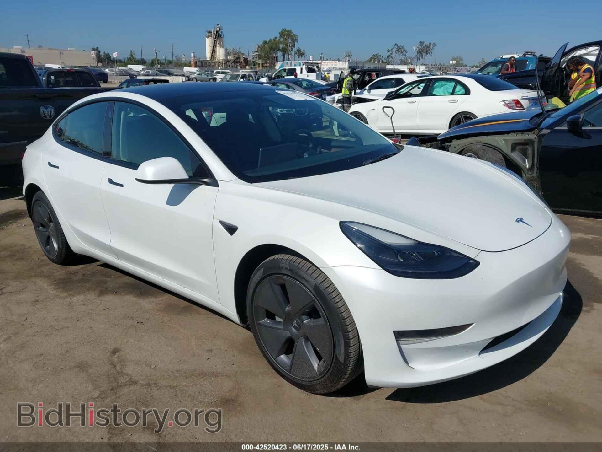 Фотография 5YJ3E1EA5PF401237 - TESLA MODEL 3 2023