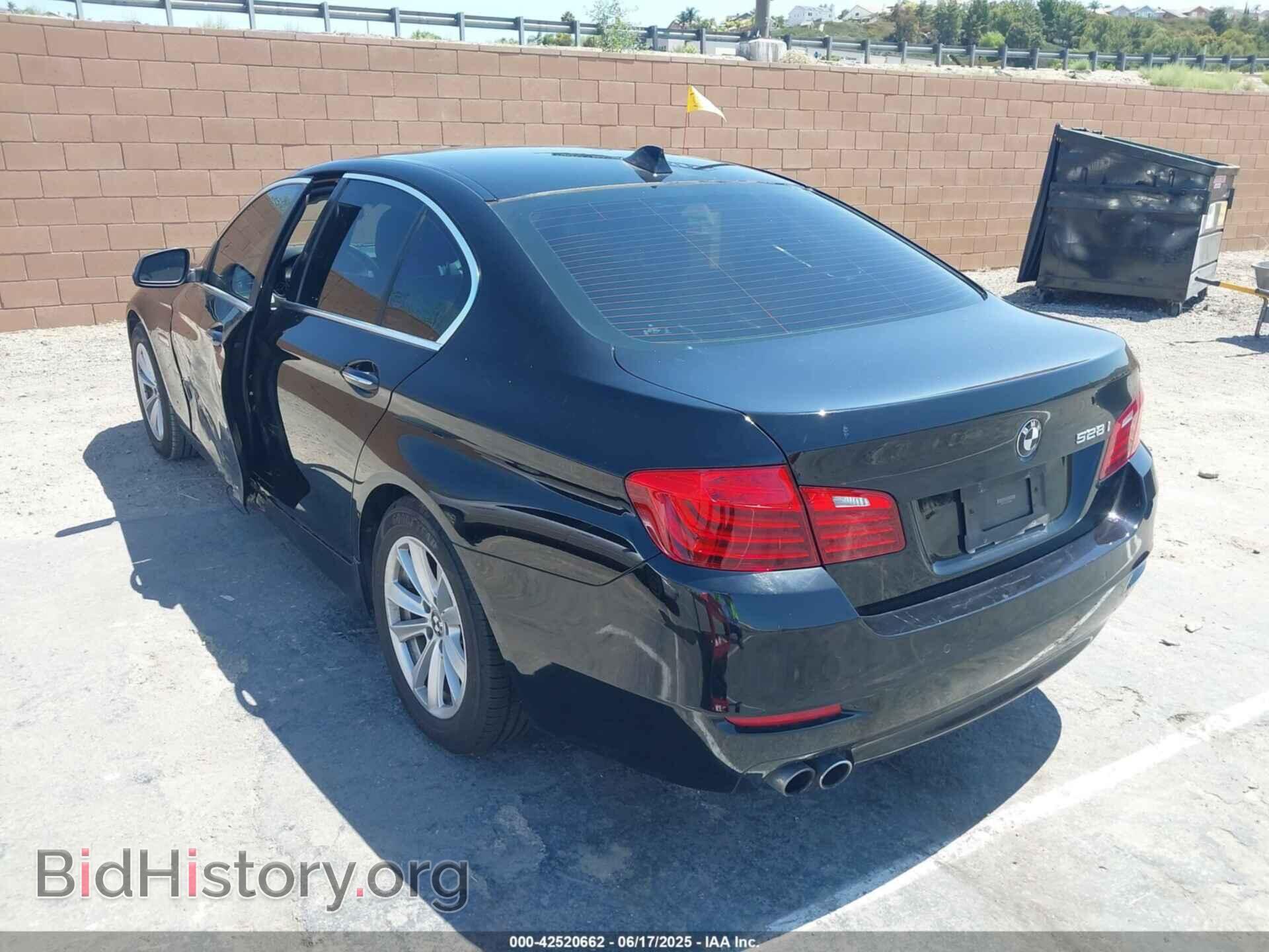 2014 BMW 528I - VIN: WBA5A5C5XED505337 - Фото 3