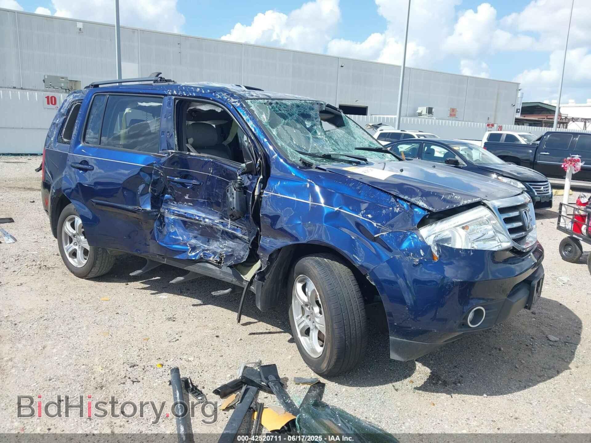 Photo 5FNYF3H57DB034298 - HONDA PILOT 2013