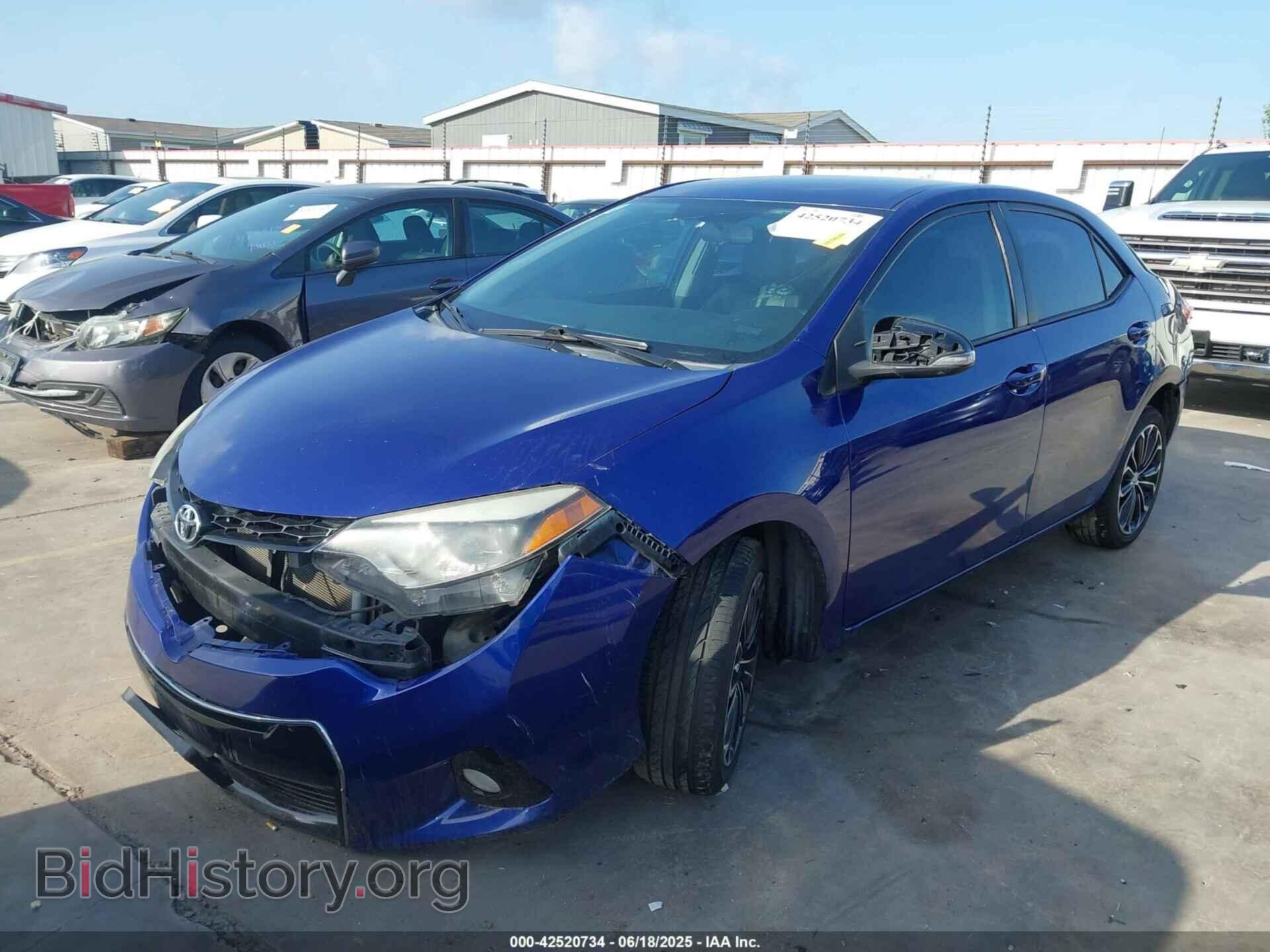 2016 TOYOTA COROLLA - VIN: 5YFBURHEXGP462003 - Фото 2