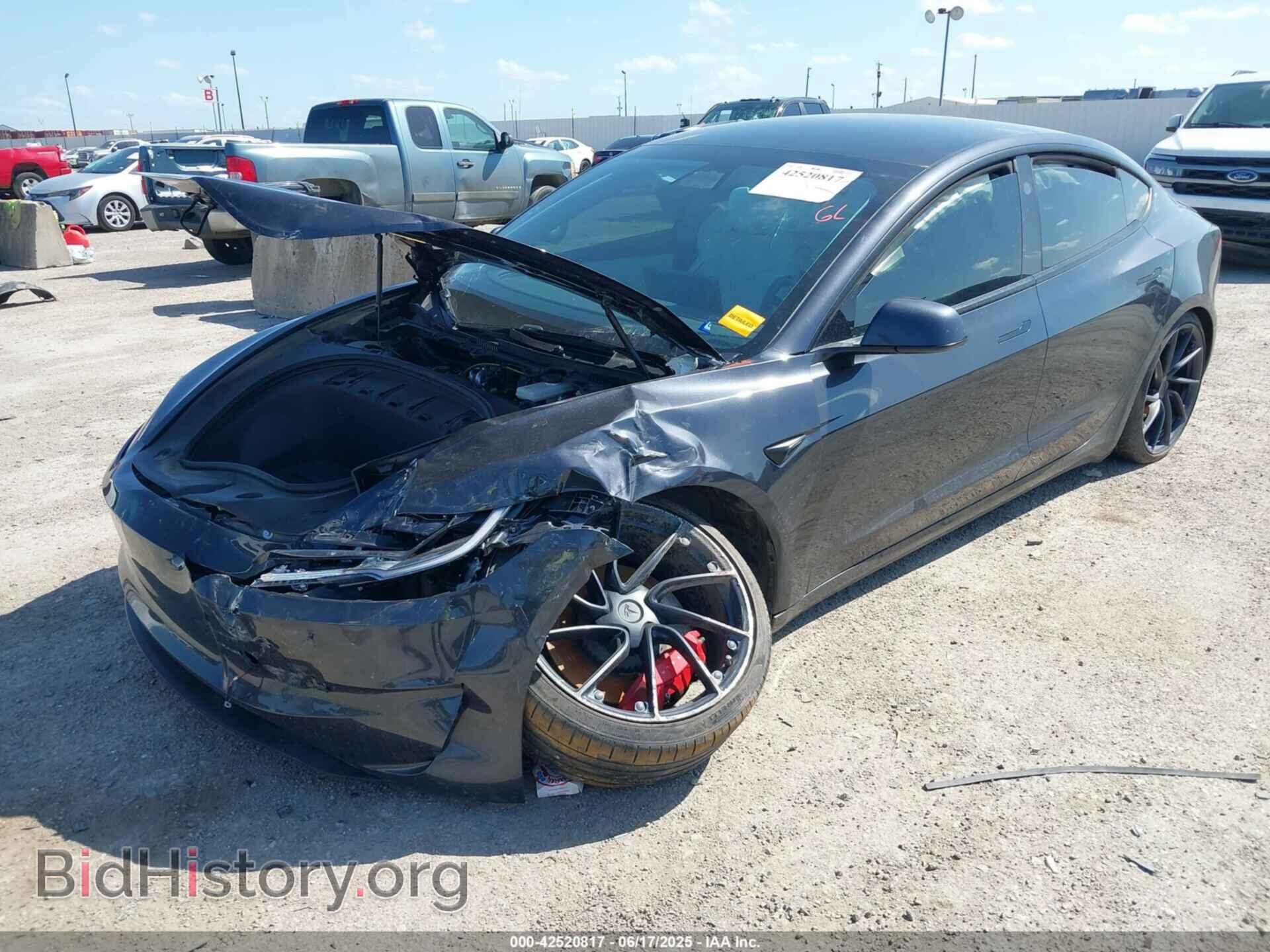 2024 TESLA MODEL 3 - VIN: 5YJ3E1ET3RF769257 - Фото 2