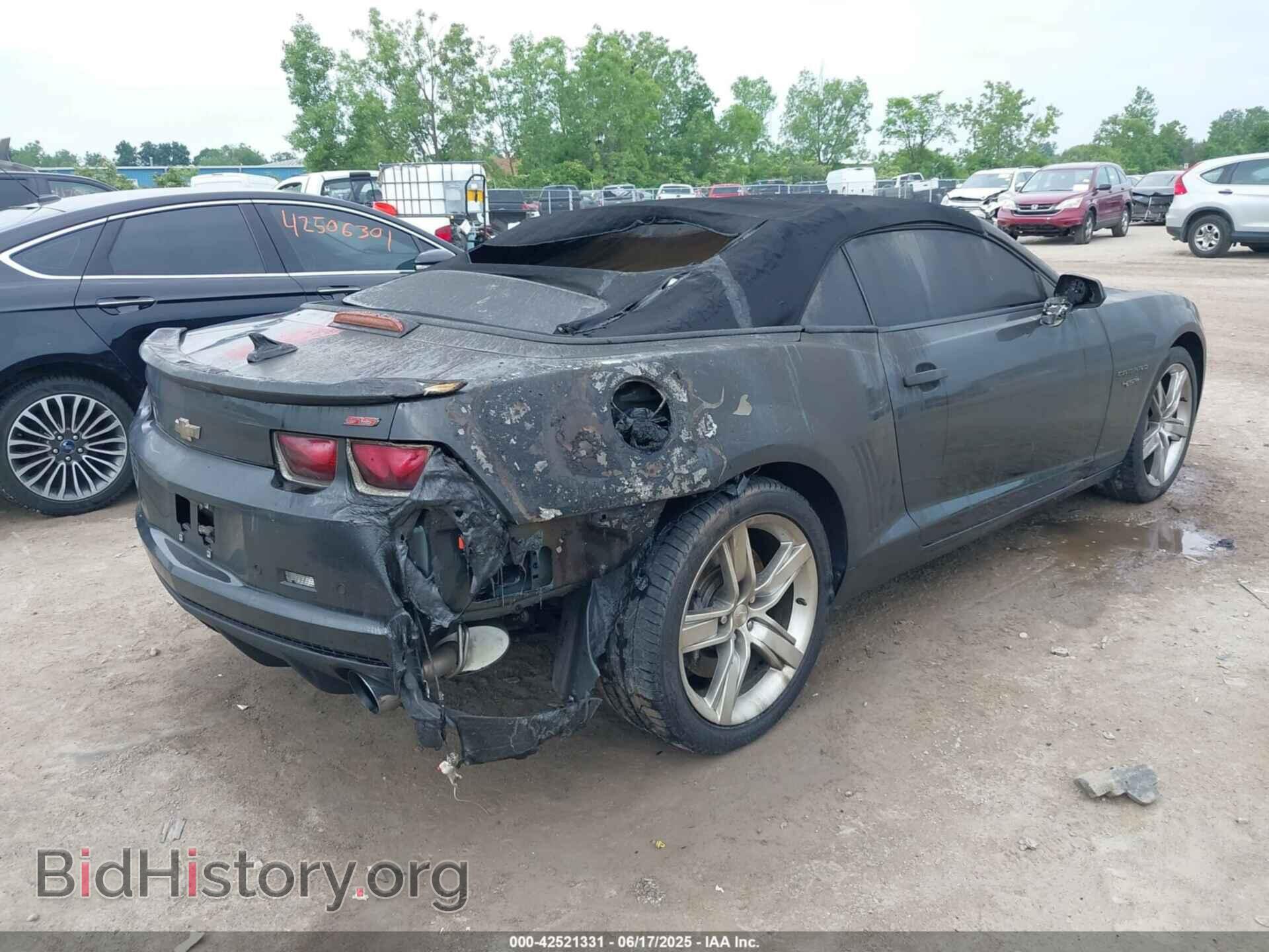 2012 CHEVROLET CAMARO - VIN: 2G1FT3DW6C9105159 - Фото 4