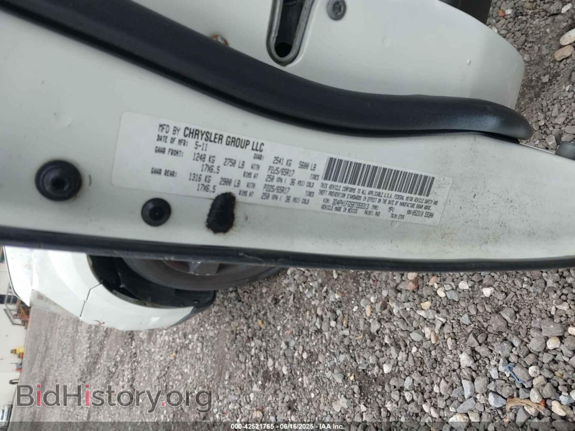 2011 DODGE JOURNEY - VIN: 3D4PH1FG5BT559313 - Фото 9