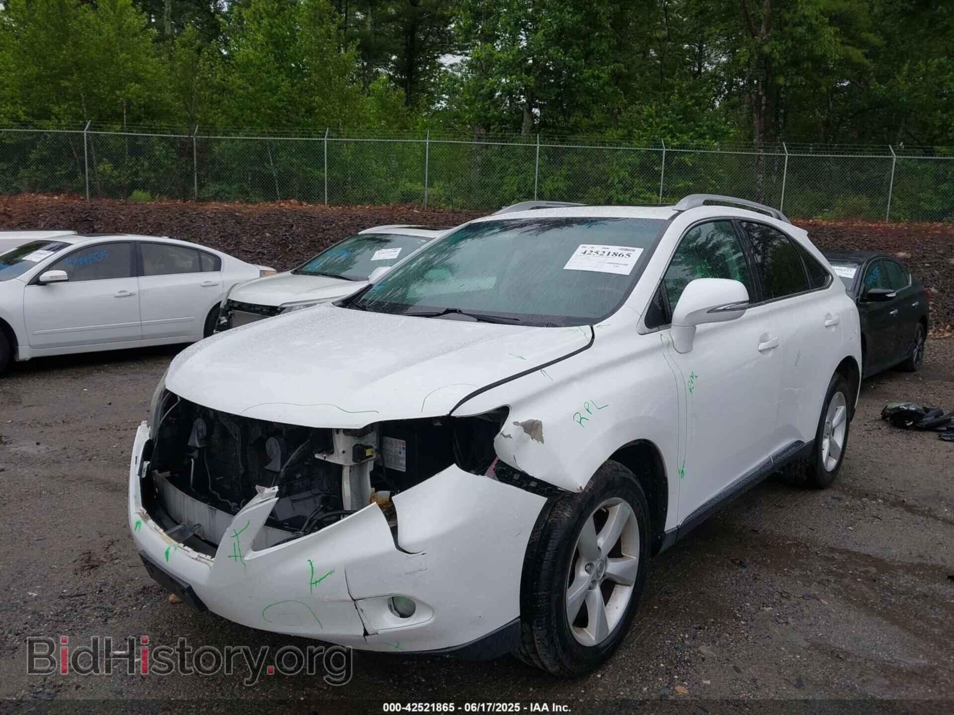 2010 LEXUS RX 350 - VIN: 2T2BK1BA8AC027982 - Фото 2
