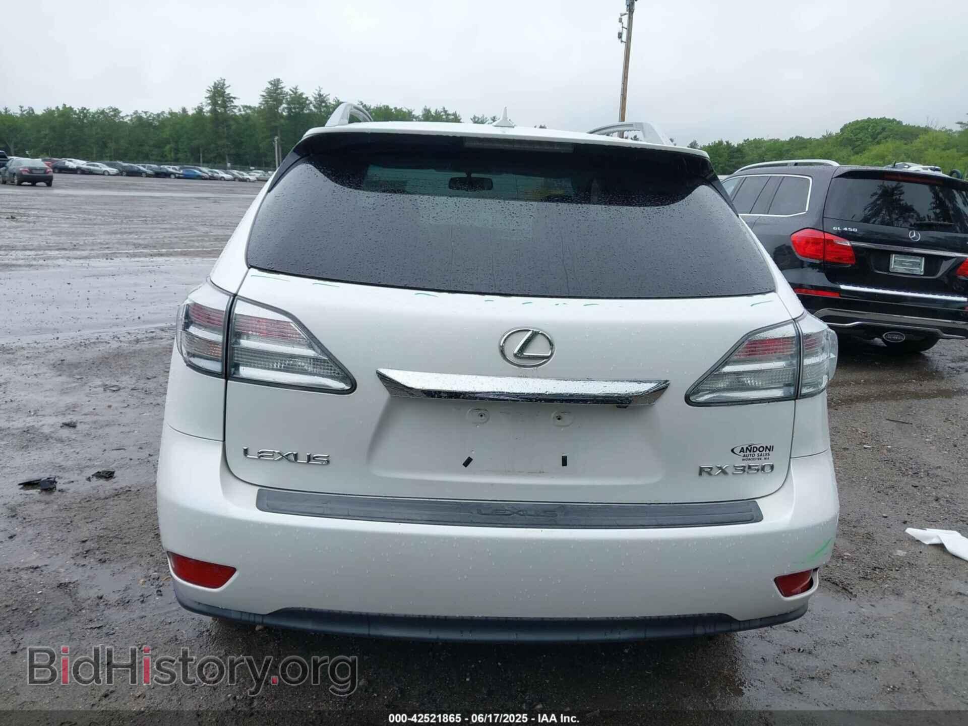 2010 LEXUS RX 350 - VIN: 2T2BK1BA8AC027982 - Фото 17