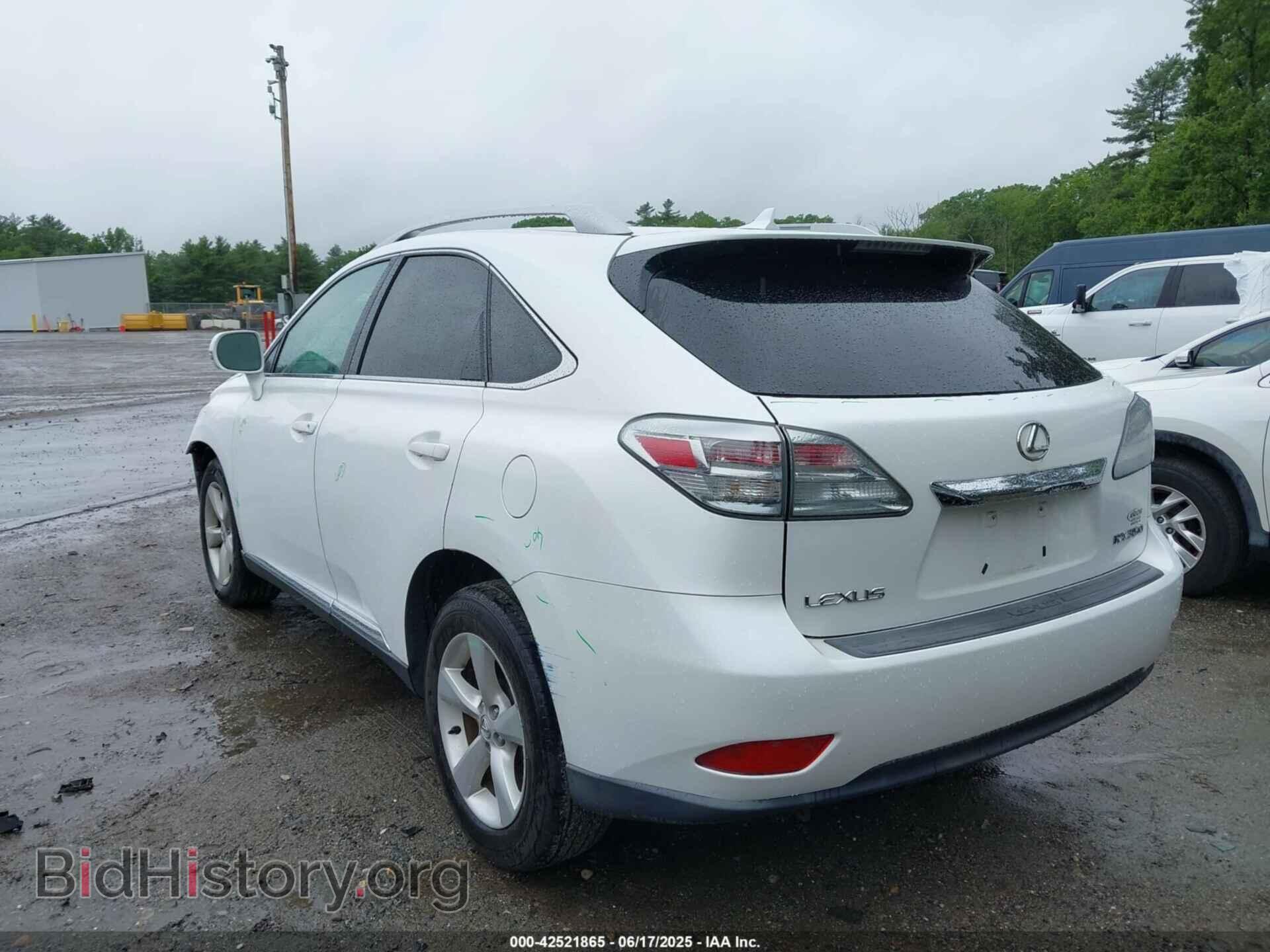 2010 LEXUS RX 350 - VIN: 2T2BK1BA8AC027982 - Фото 3