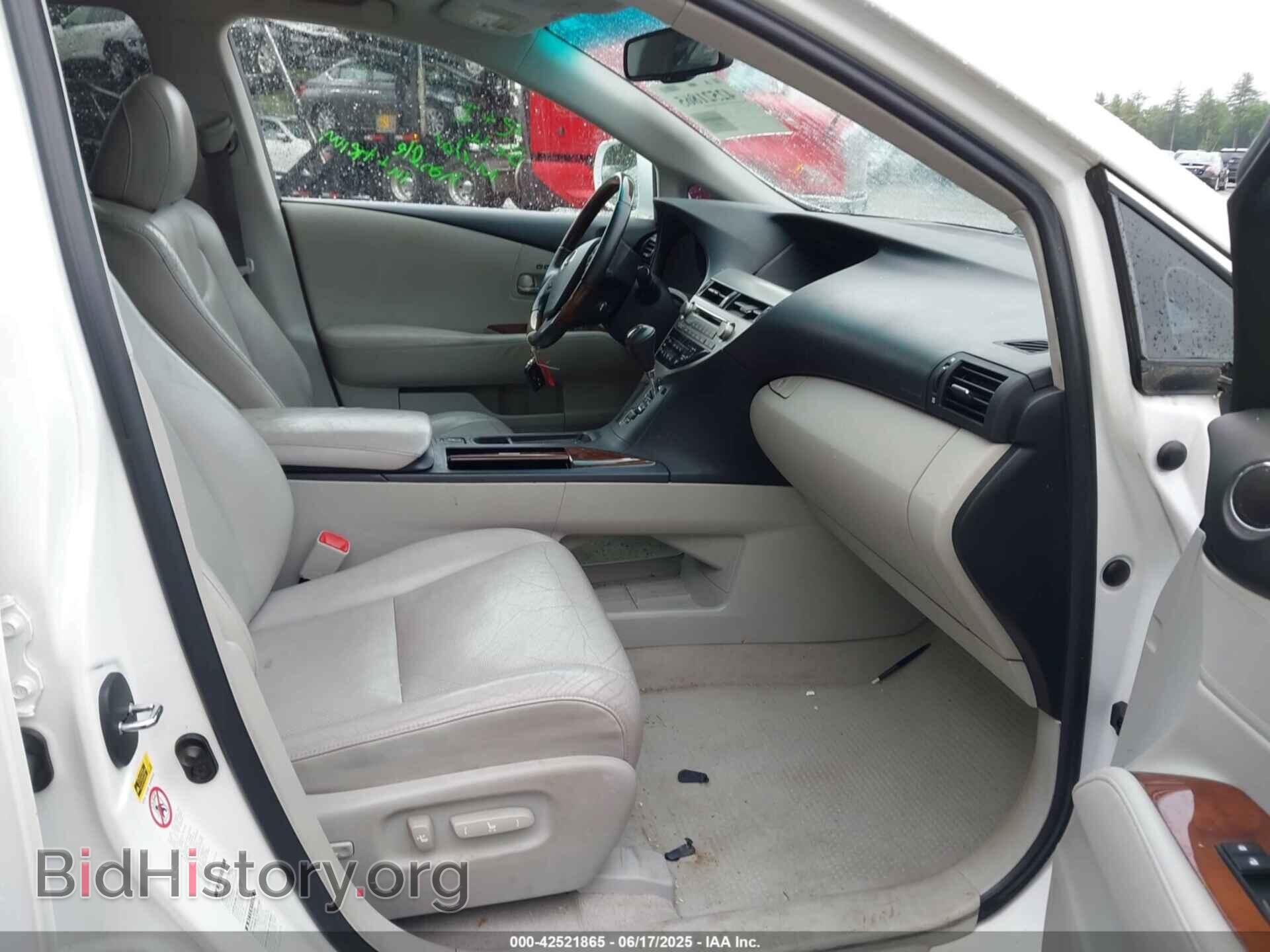 2010 LEXUS RX 350 - VIN: 2T2BK1BA8AC027982 - Фото 5