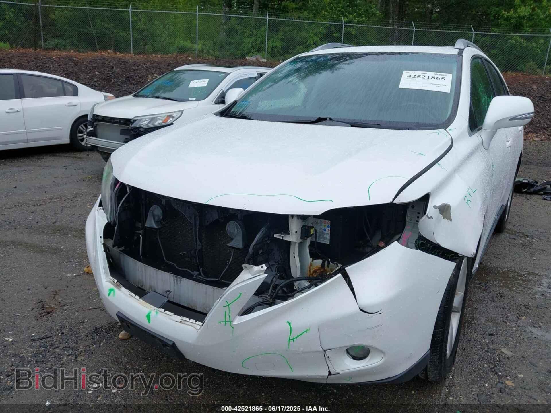 2010 LEXUS RX 350 - VIN: 2T2BK1BA8AC027982 - Фото 6