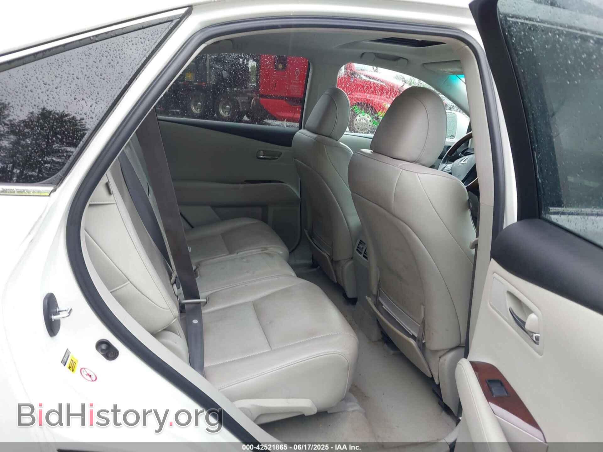 2010 LEXUS RX 350 - VIN: 2T2BK1BA8AC027982 - Фото 8