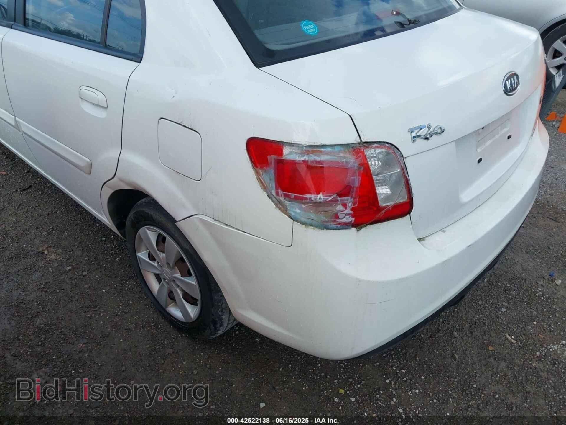 2010 KIA RIO - VIN: KNADH4A31A6615159 - Фото 6